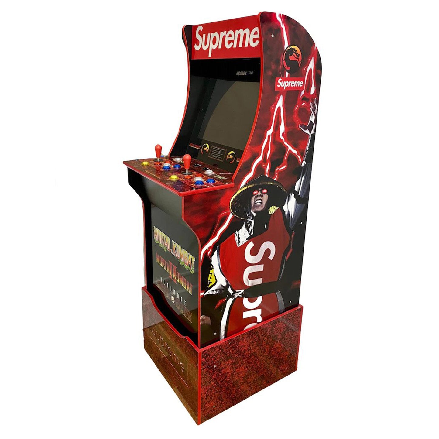 Arcade1UP x Supreme Mortal Kombat Arcade Machine