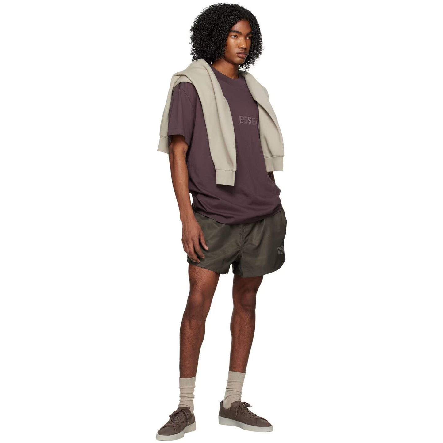 FEAR OF GOD ESSENTIALS US Exclusive Purple T-Shirt