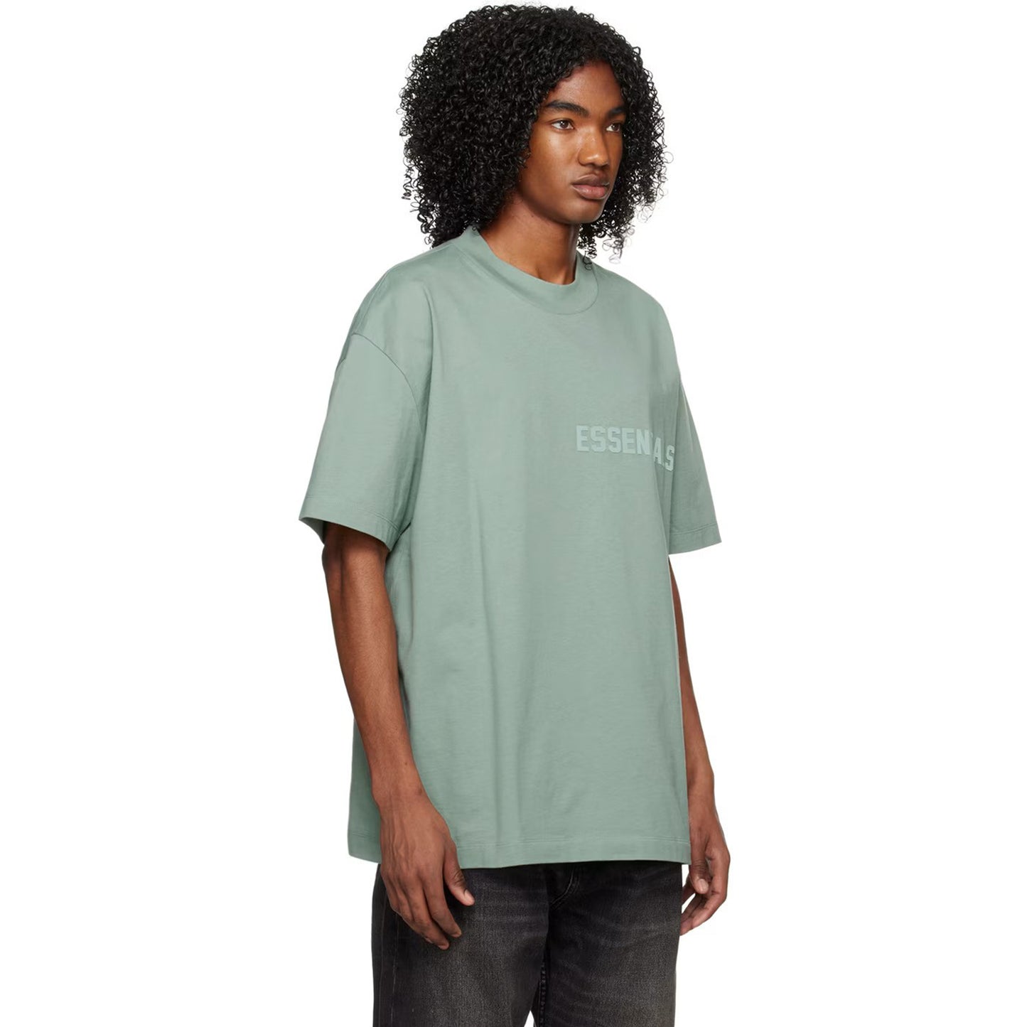 FEAR OF GOD ESSENTIALS US Exclusive Blue T-Shirt