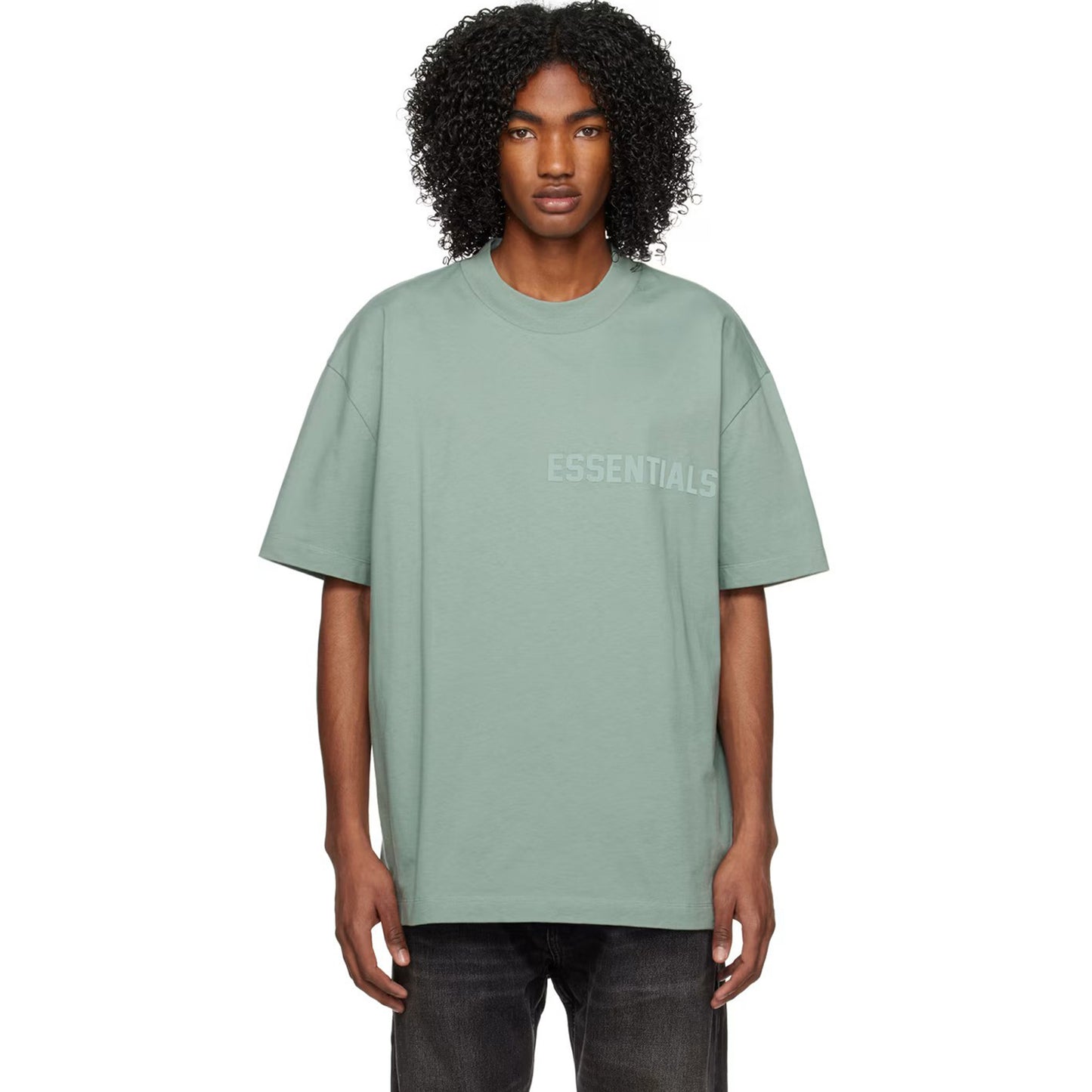 FEAR OF GOD ESSENTIALS US Exclusive Blue T-Shirt