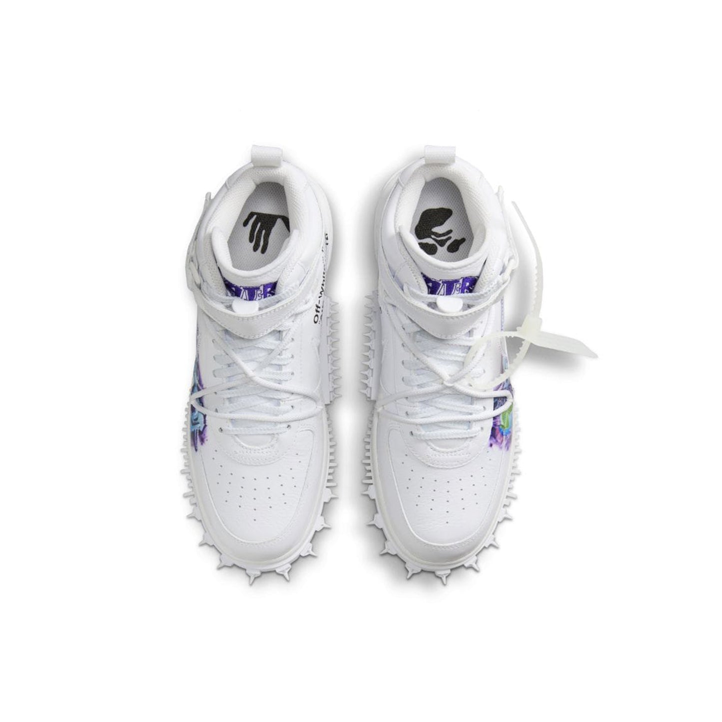 af1 mid off white graffiti