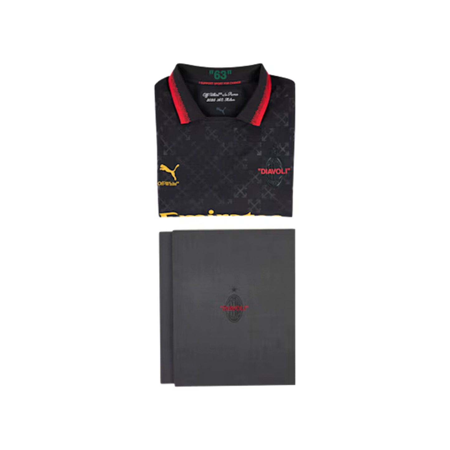 AC MILAN x OFF-WHITE Authentic Jersey Men Green