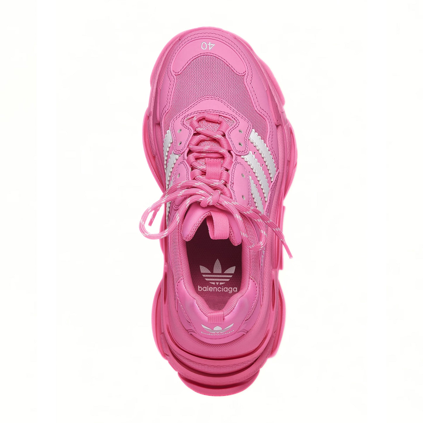Balenciaga x adidas Triple S Neon Pink