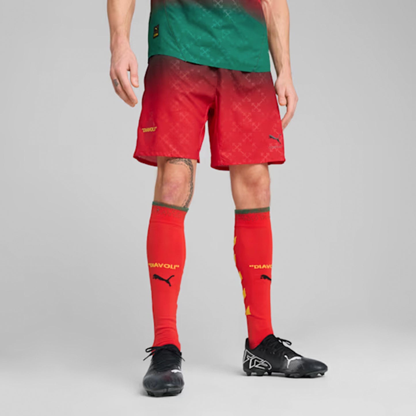 AC MILAN x OFF-WHITE™ Authentic Shorts Men Red