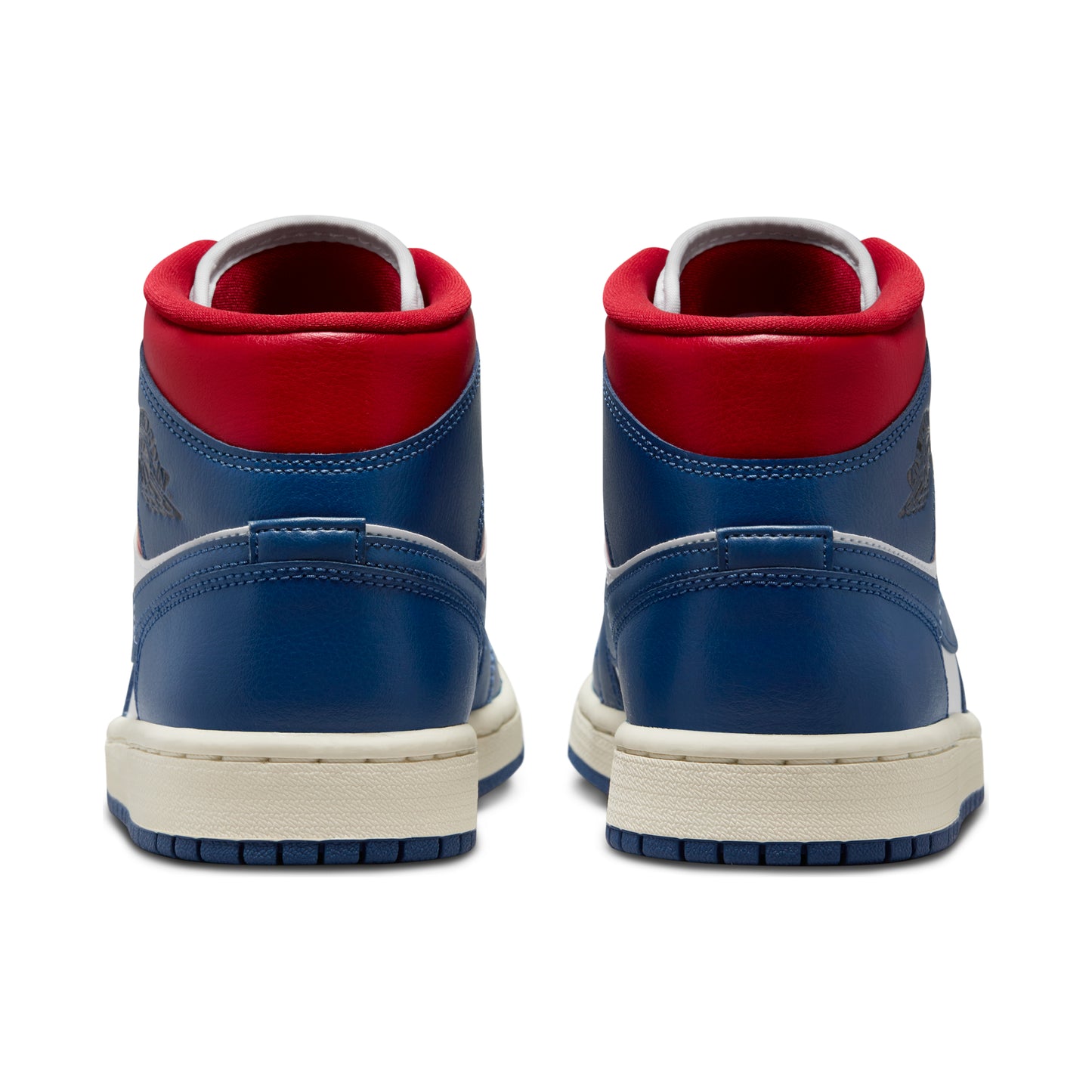 jordan 1 mid french blue gym red