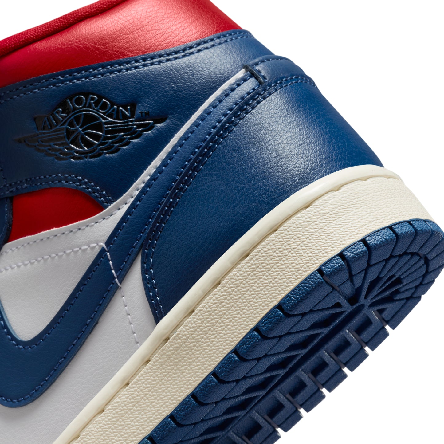 air jordan 1 mid french blue gym red