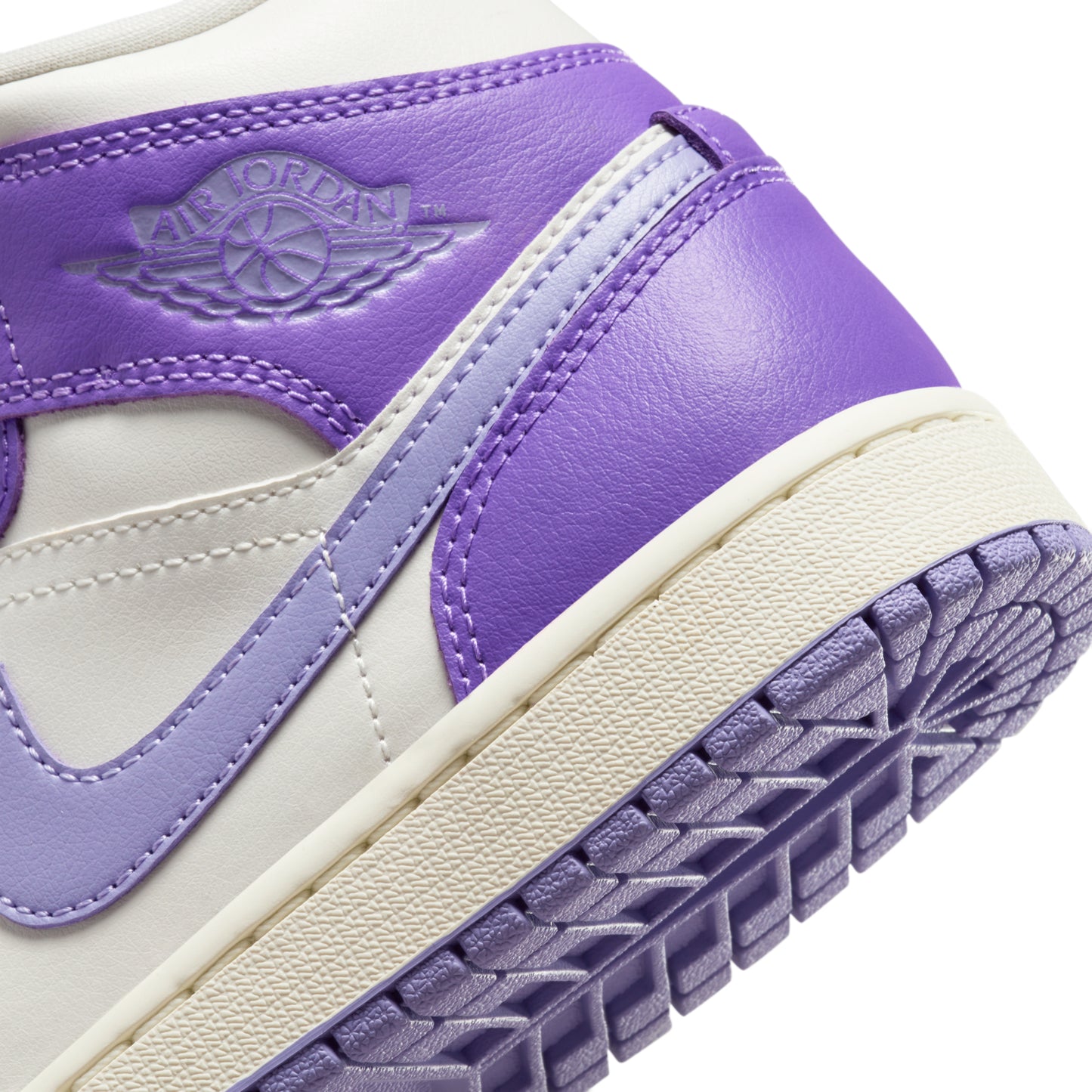 nike air jordan 1 mid action j purple
