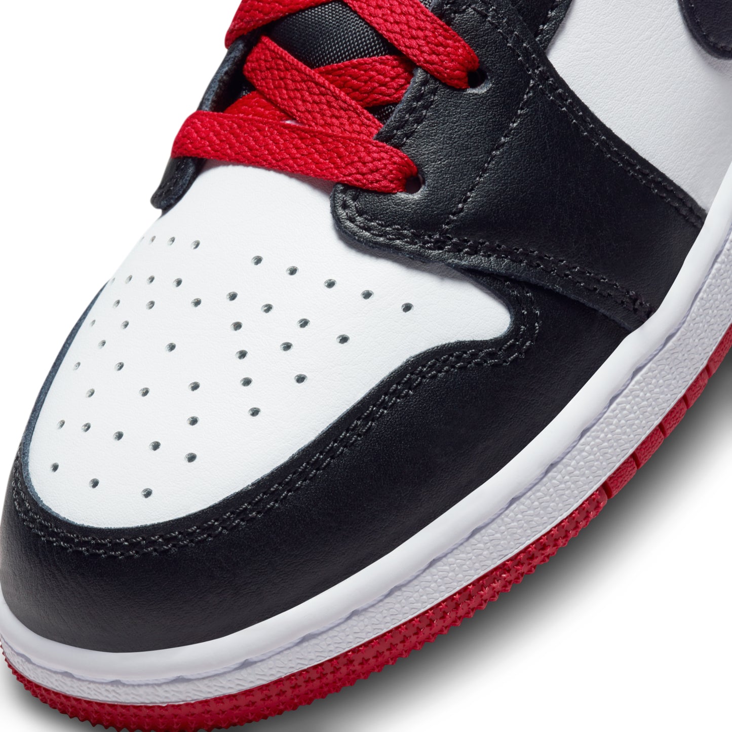 nike air jordan 1 mid gs gym red black toe