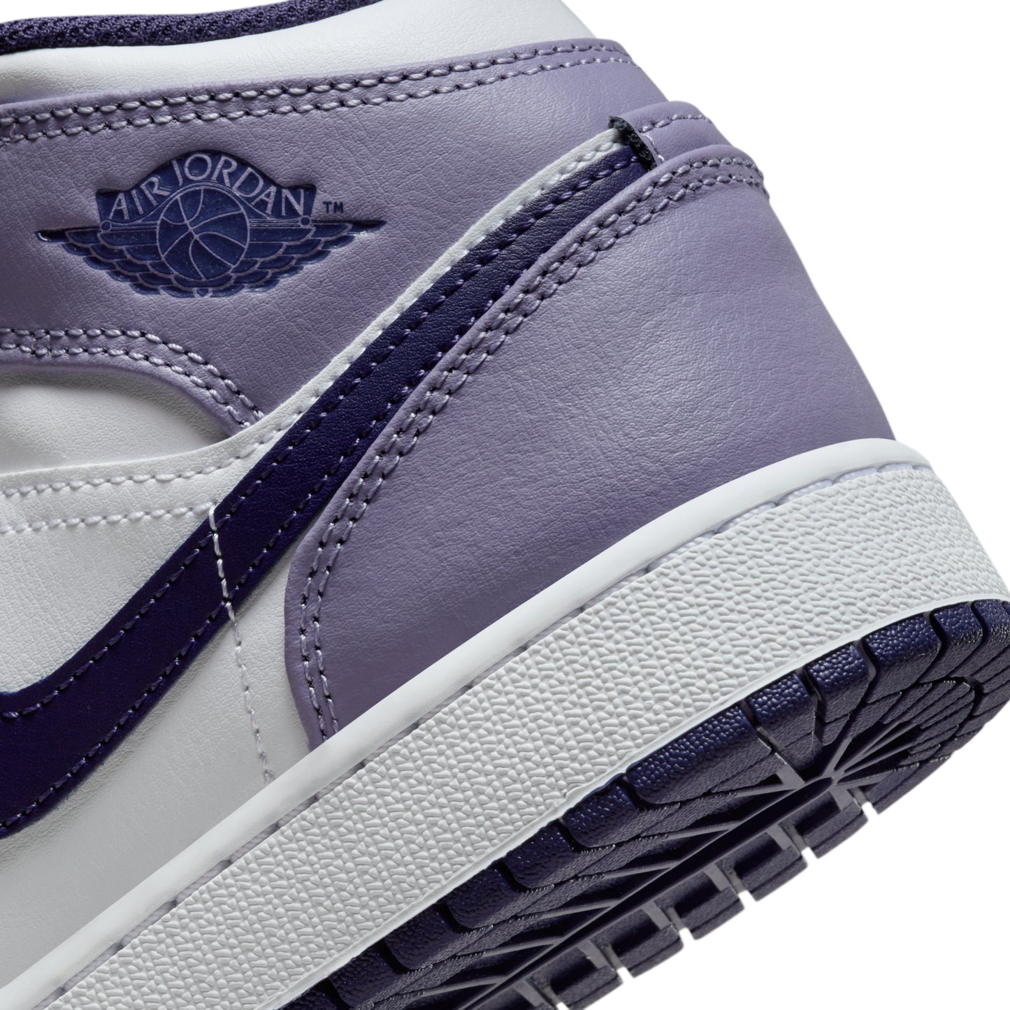 Nike Air Jordan 1 Mid White Sky J Purple (GS)