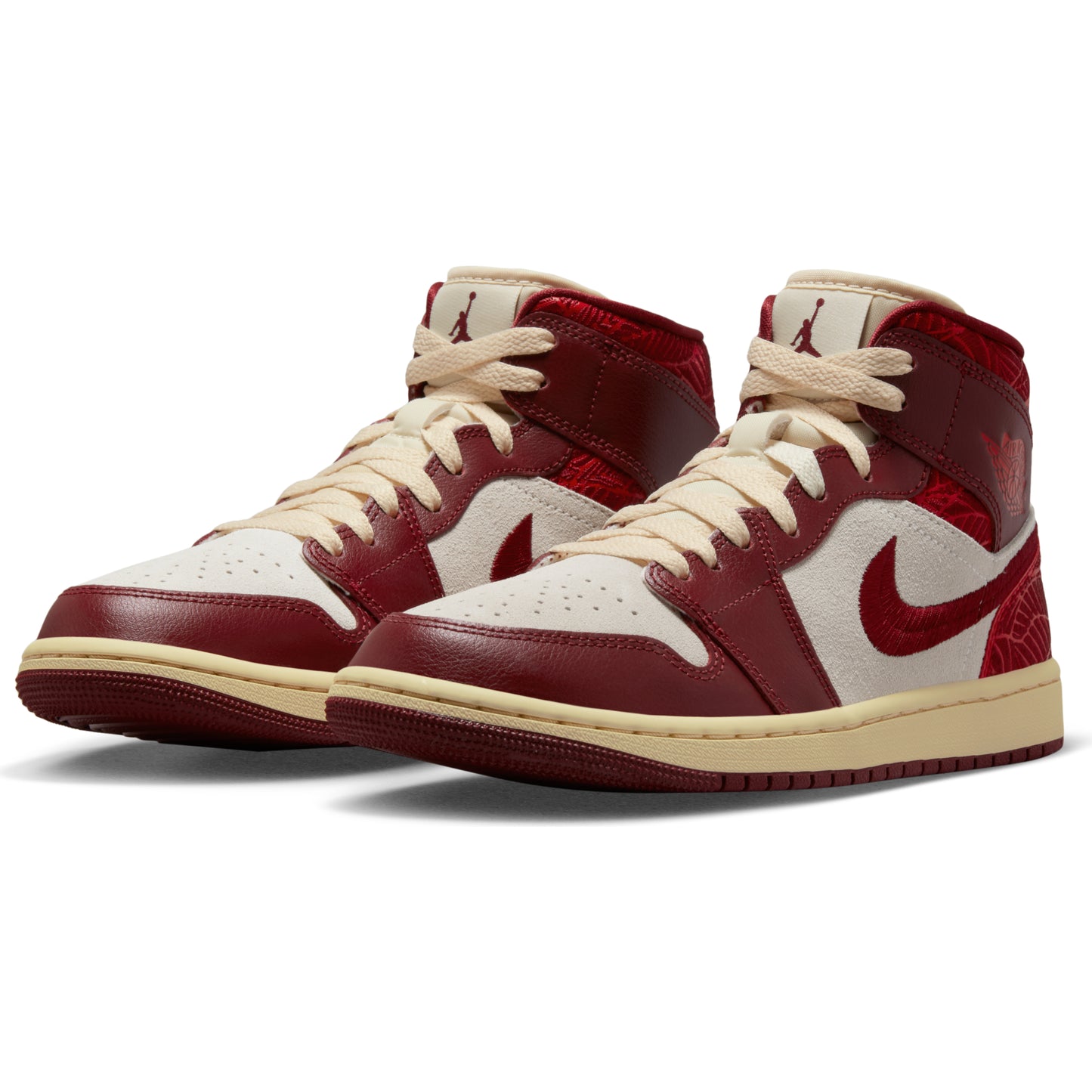 air jordan 1 mid tiki leaf