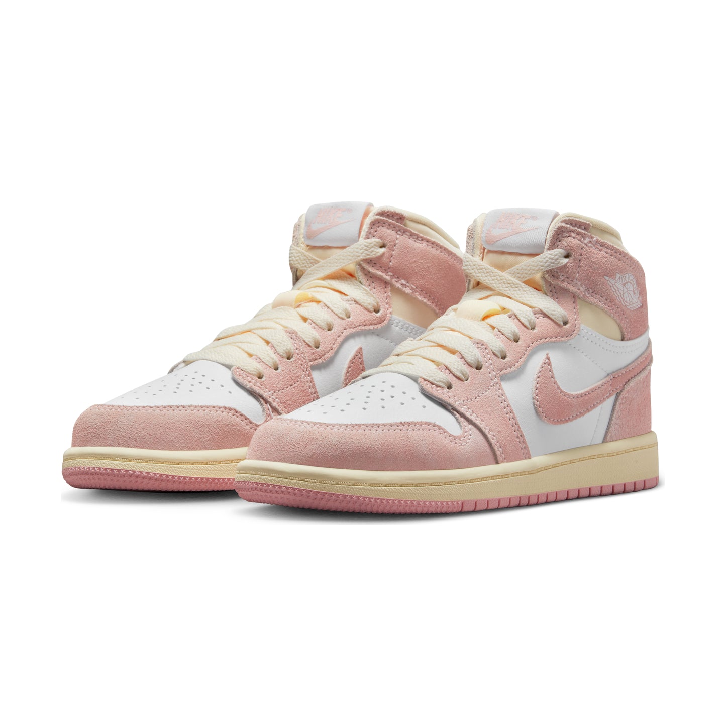 nike aj1 high washed pink ps