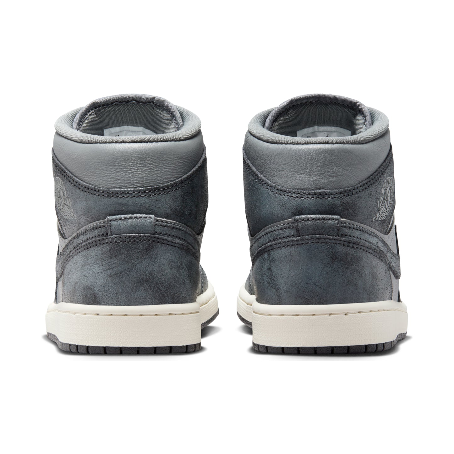aj1 mid disstresed smoke grey