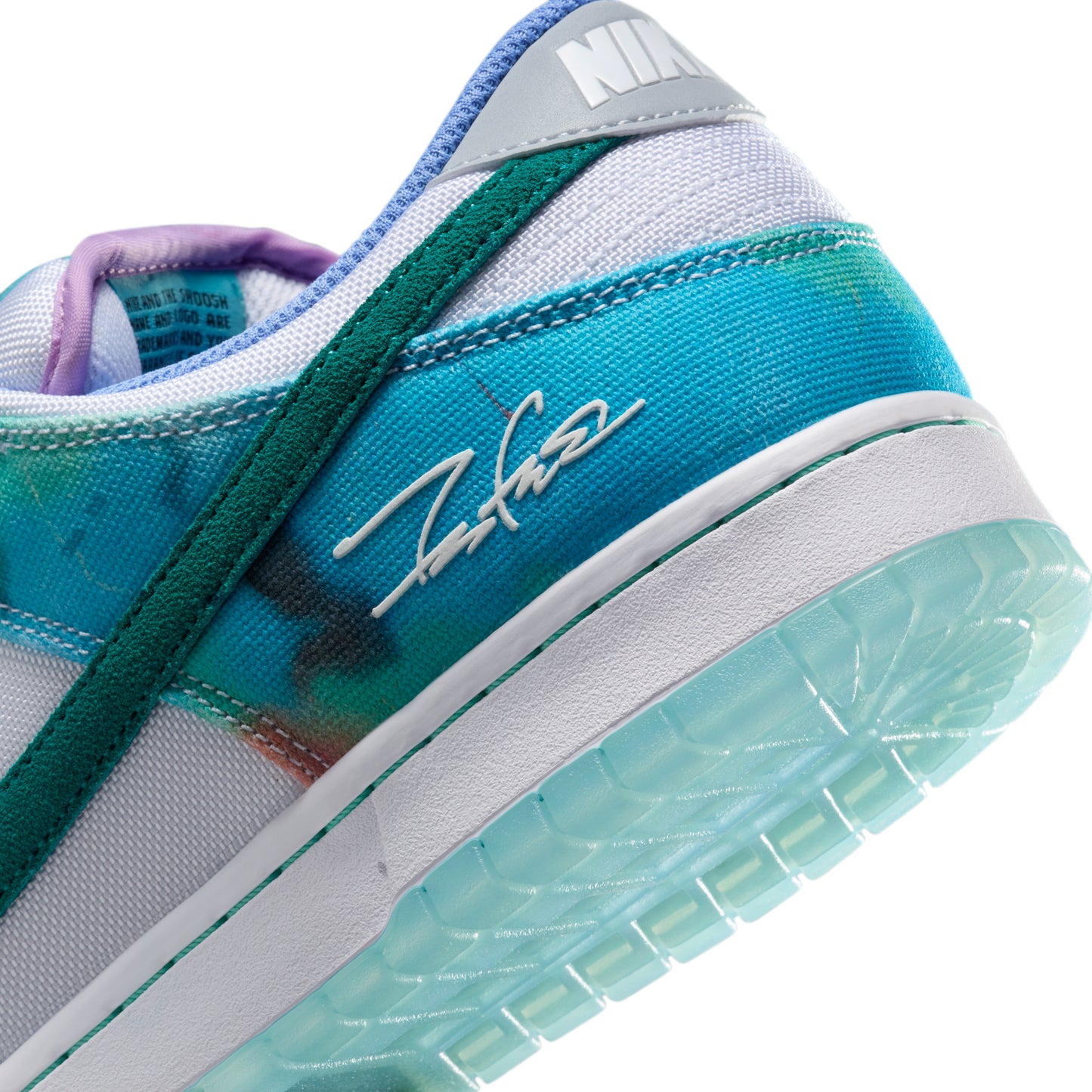SB Dunk Low Futura Laboratories Bleached Aqua