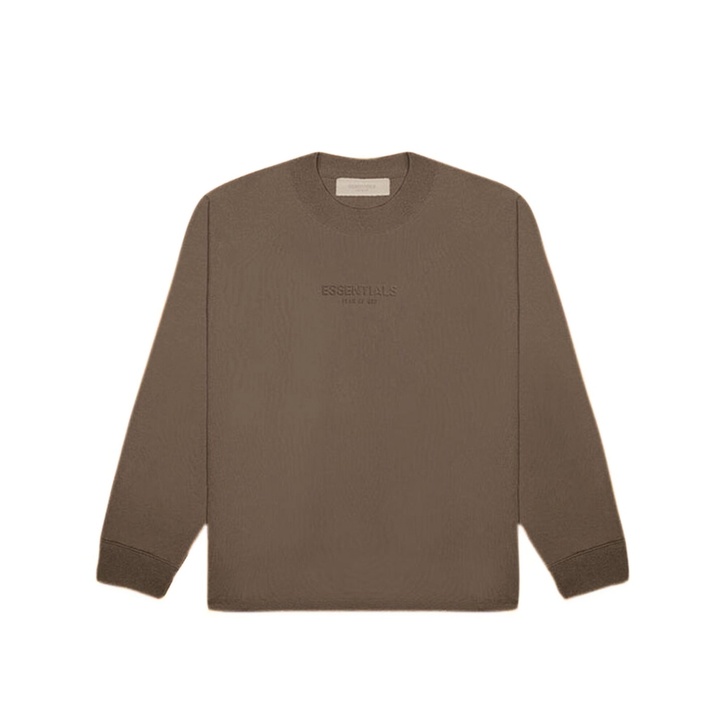 ESSENTIALS Fear Of God Relaxed Crew Neck Sweatshirt Wood