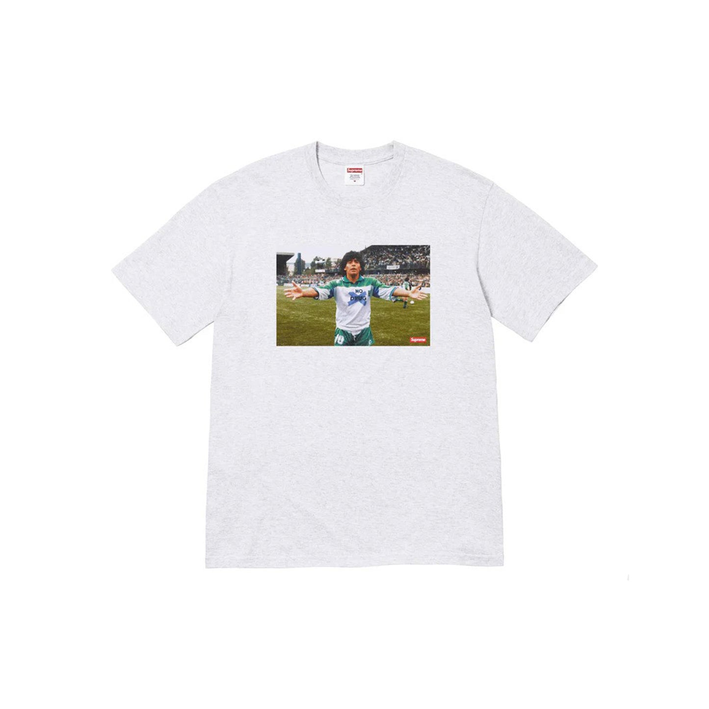 Supreme Maradona Tee Grey