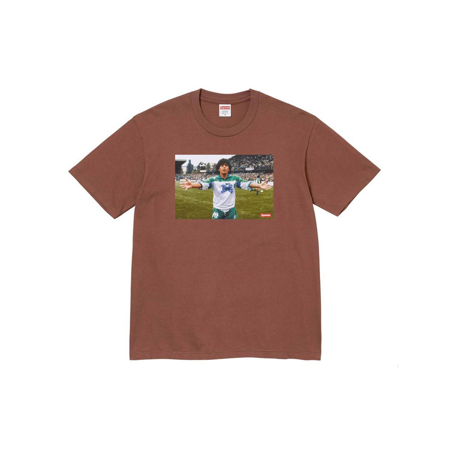 Supreme Maradona Tee Brown