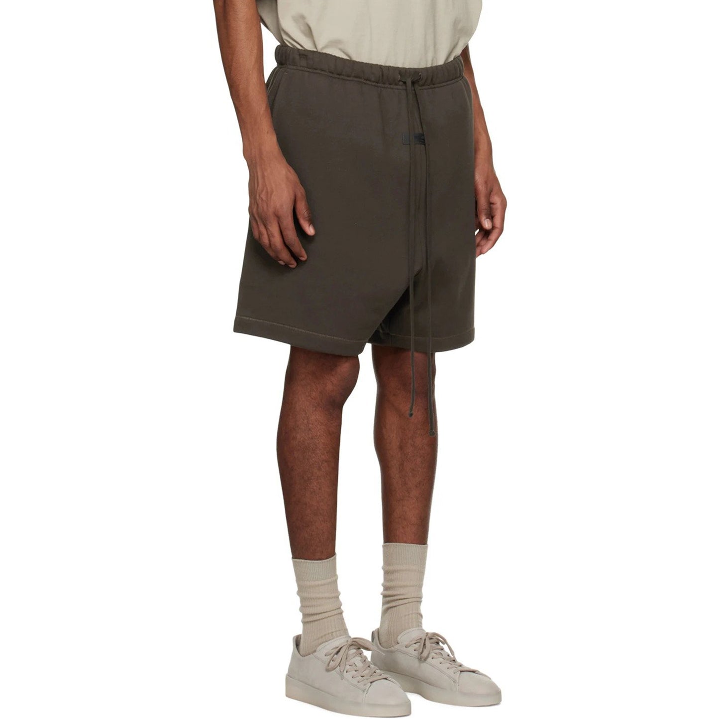ESSENTIALS Gray Drawstring Shorts
