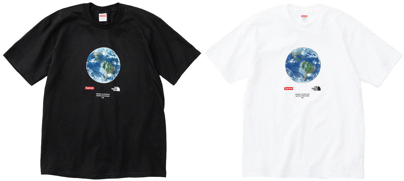 Supreme x The North Face One World T-Shirt "Black"