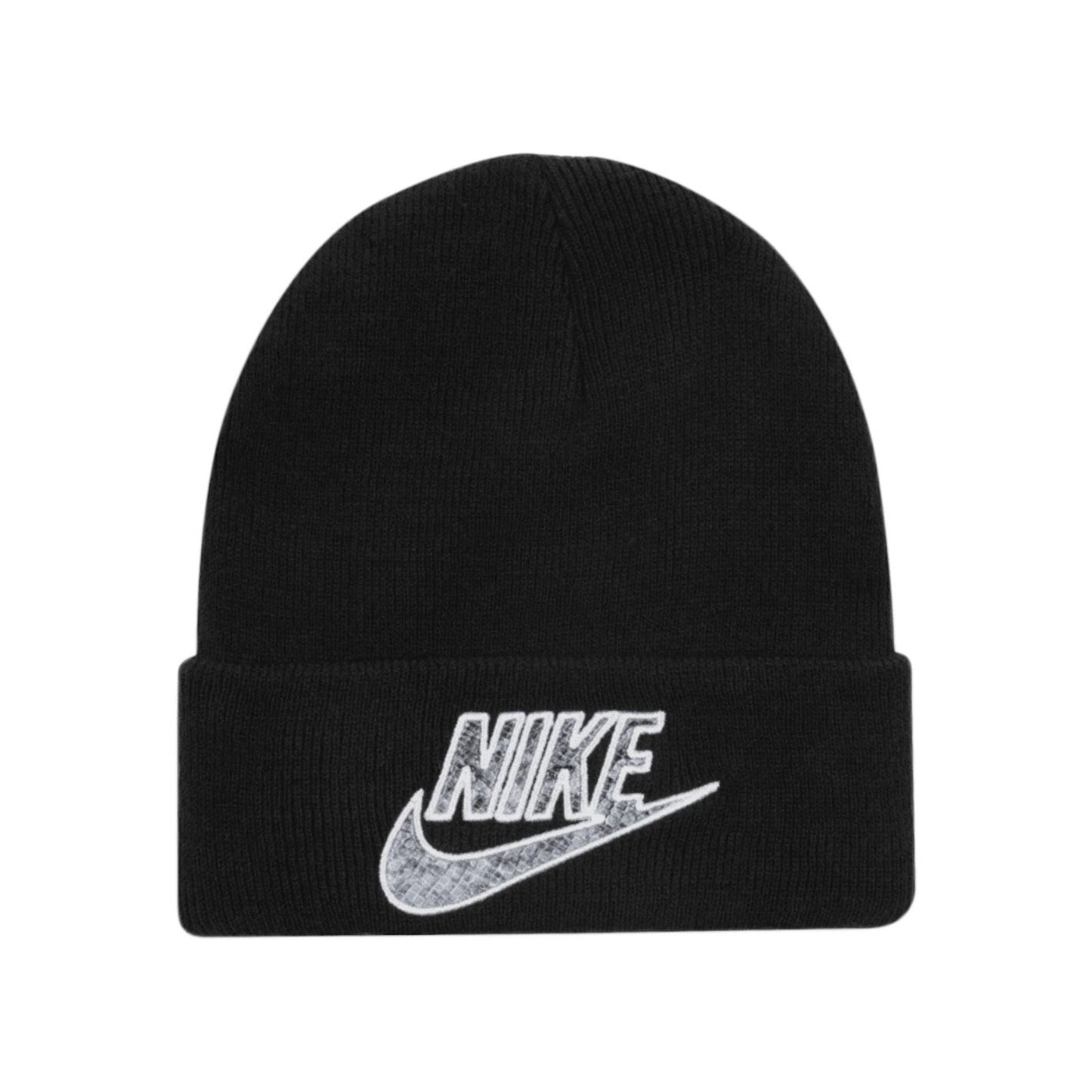 Nike x Supreme Snakeskin Beanie Black