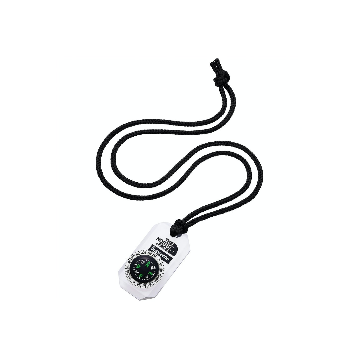 Supreme x The North Face Compass Necklace "Clear"