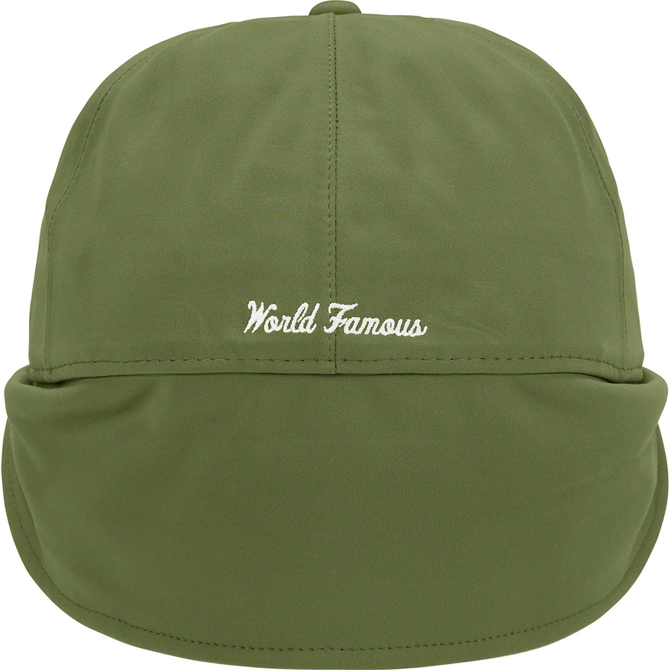 Supreme x New Era Windstopper Earflap Box Logo "Dark Olive"