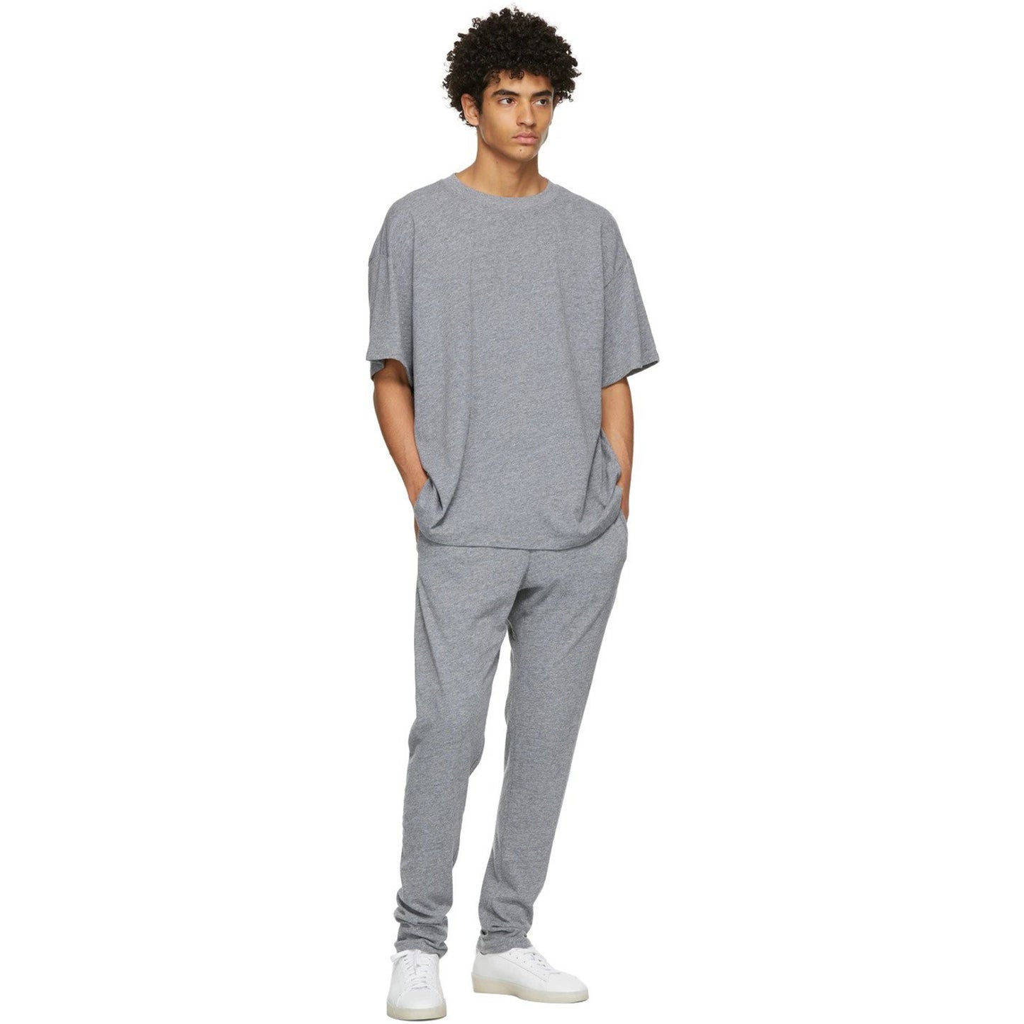 ESSENTIALS Grey Jersey Lounge Pants