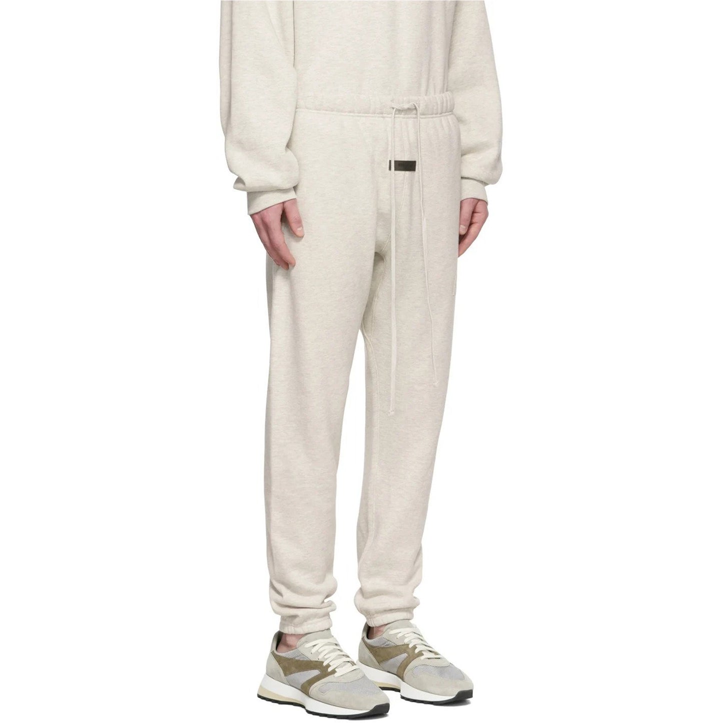 ESSENTIALS off-white cotton lounge pants