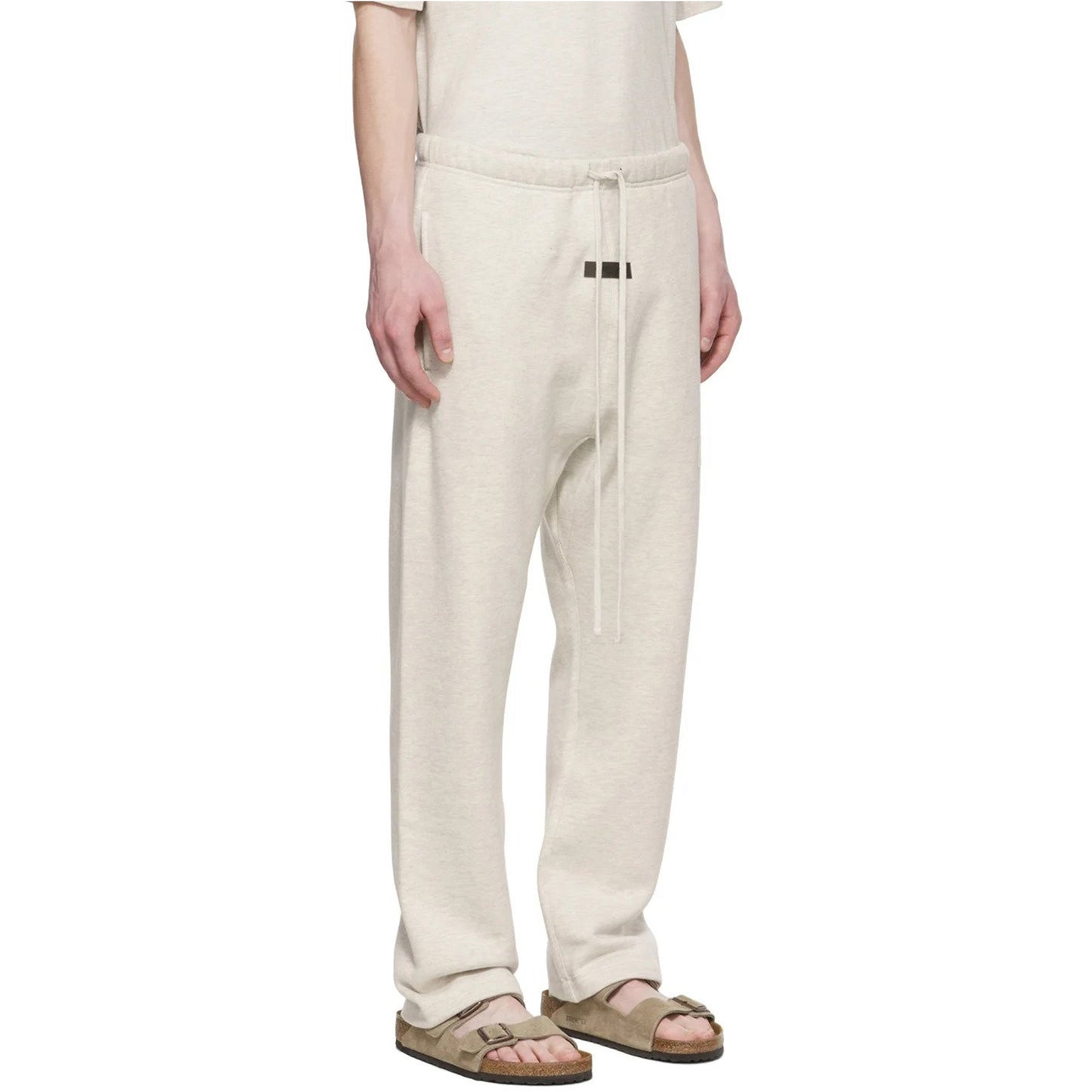 ESSENTIALS off-white cotton lounge pants