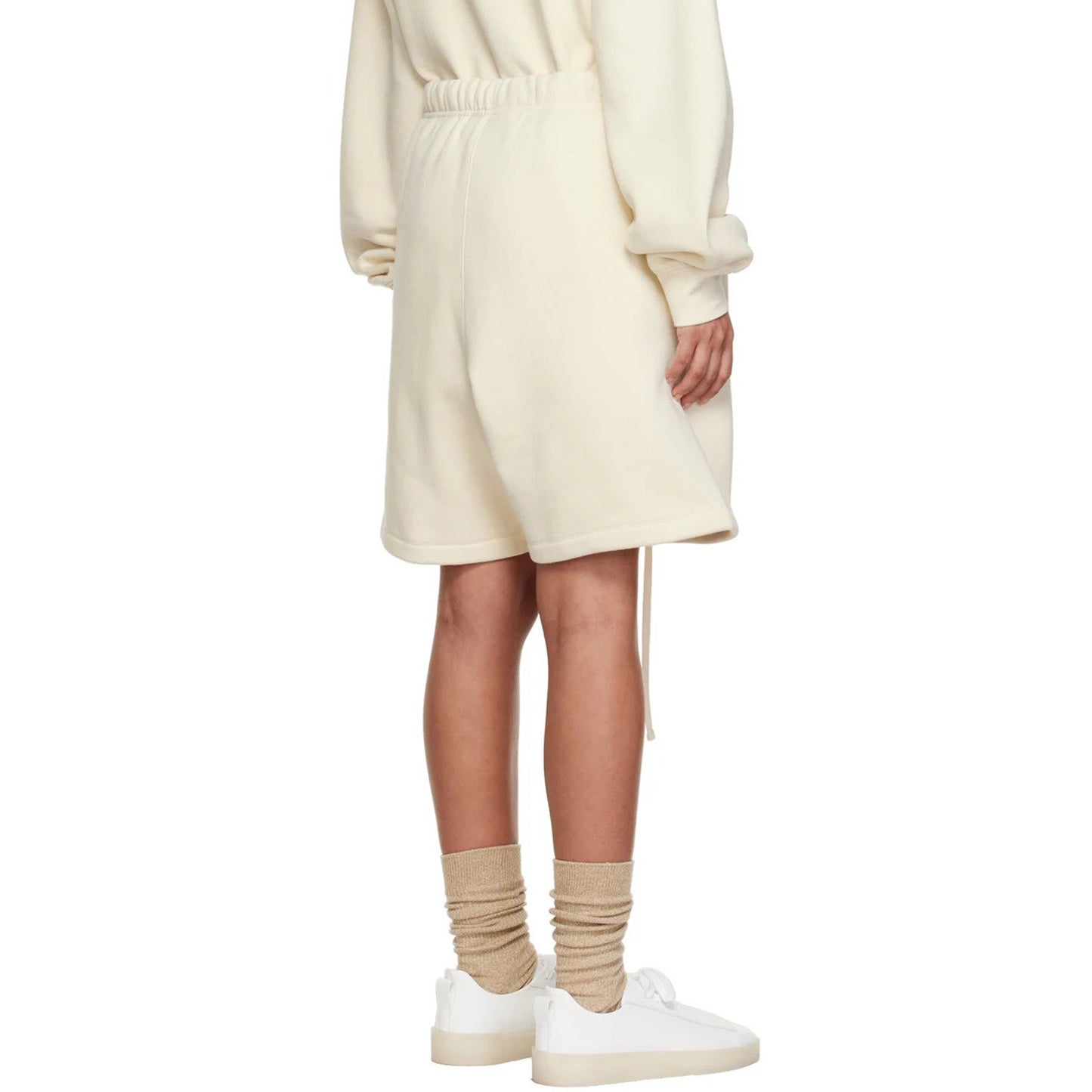 ESSENTIALS Off-White Drawstring Shorts