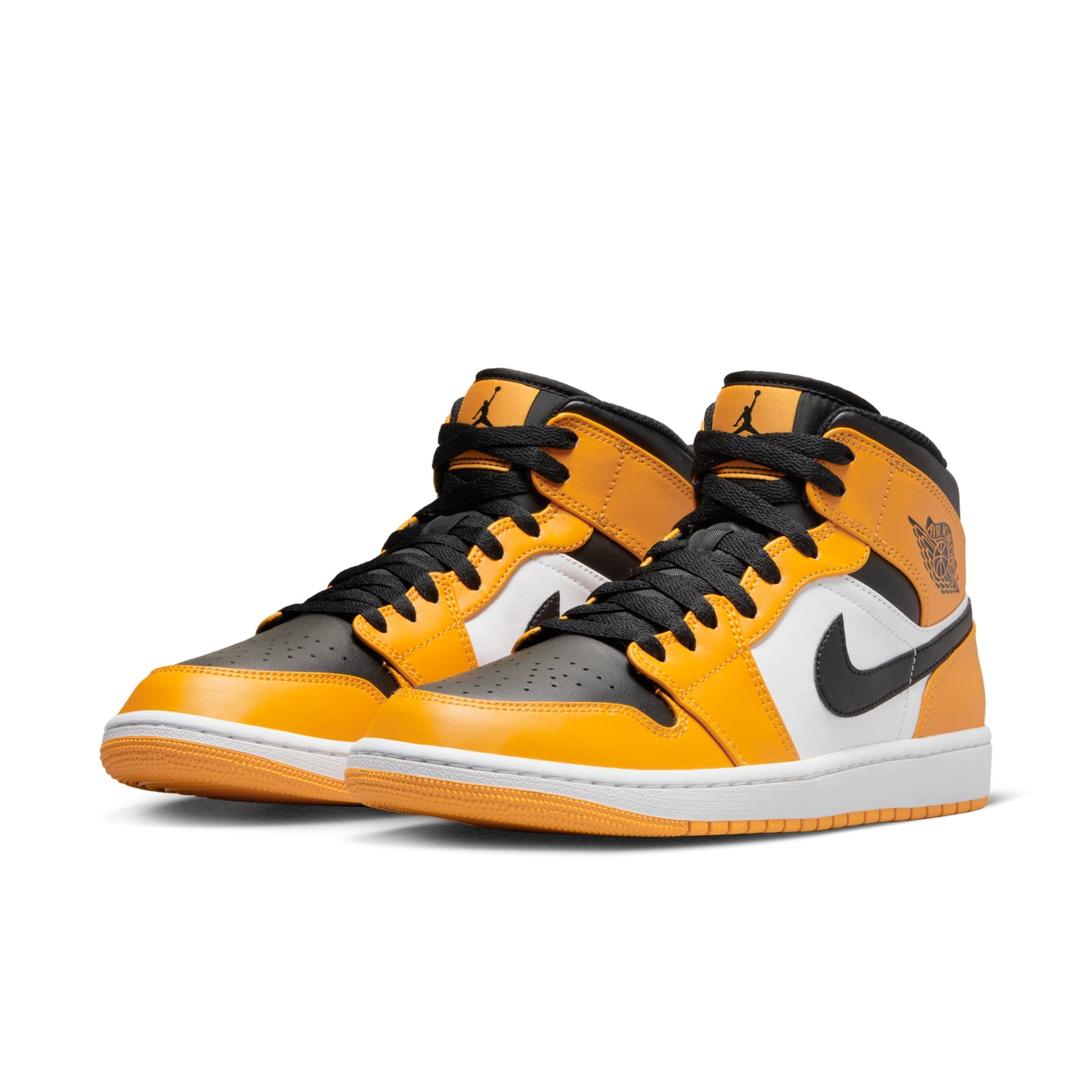aj1 mid yellow toe