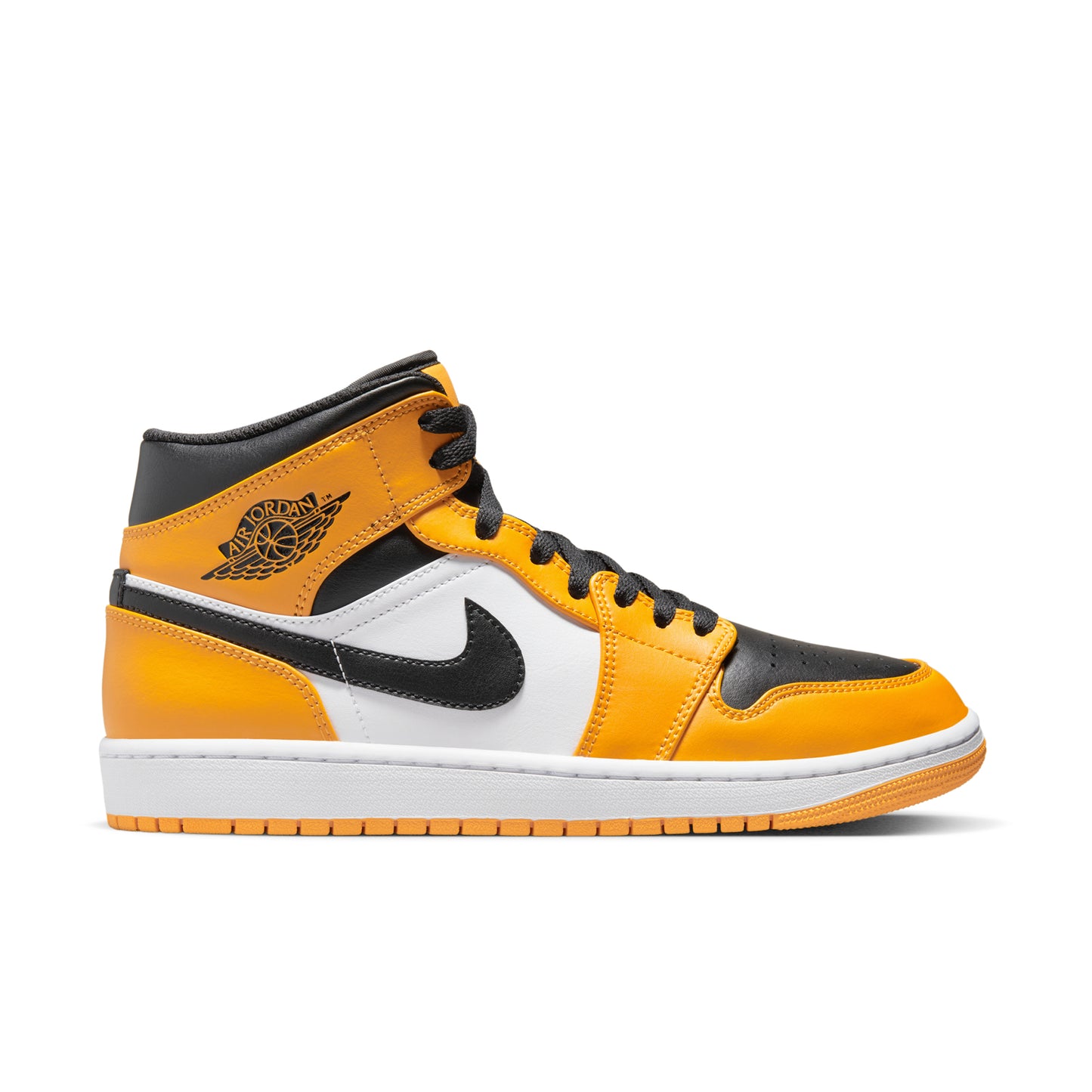 air jordan 1 mid yellow toe