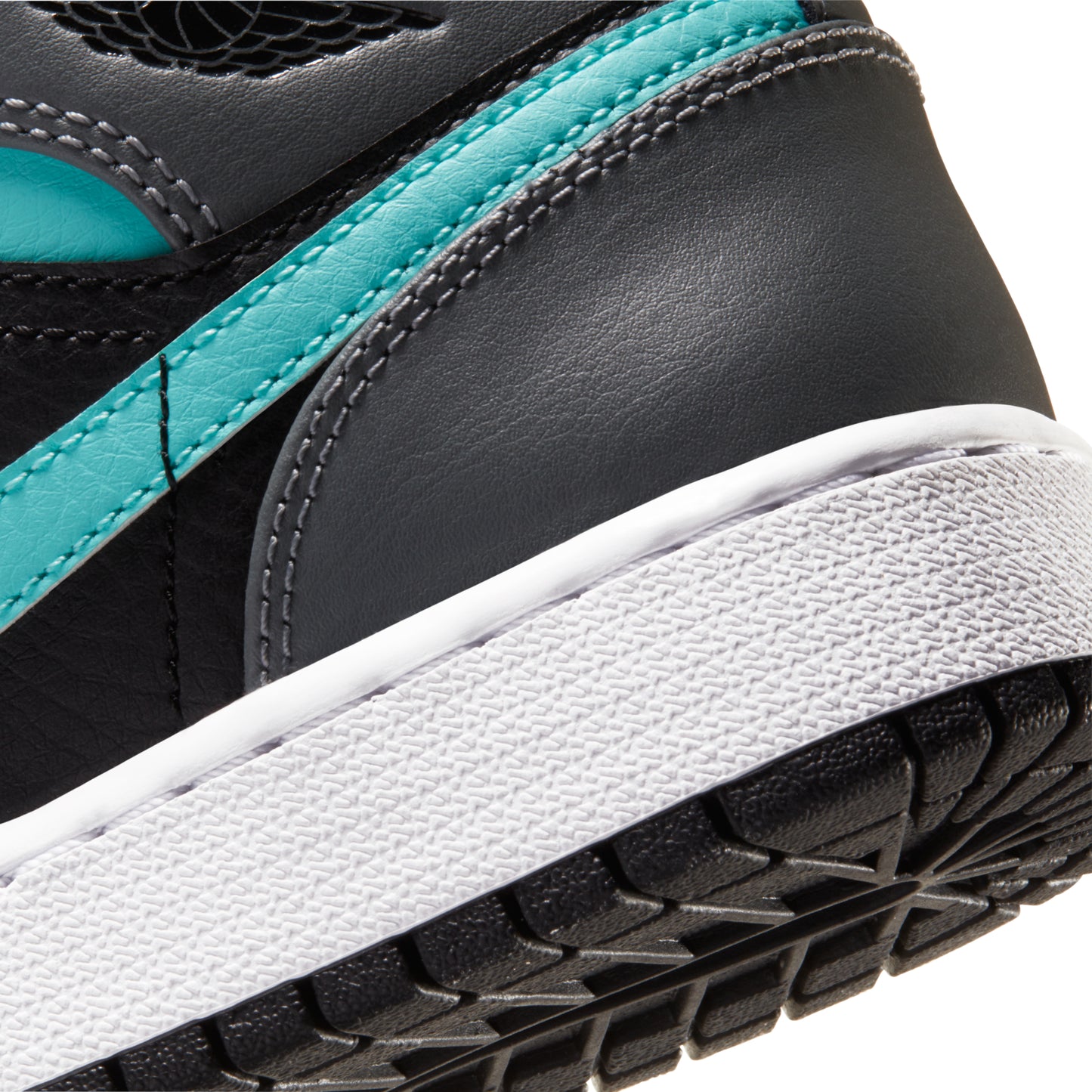 Nike Air Jordan 1 Mid GS "Grey Aqua"