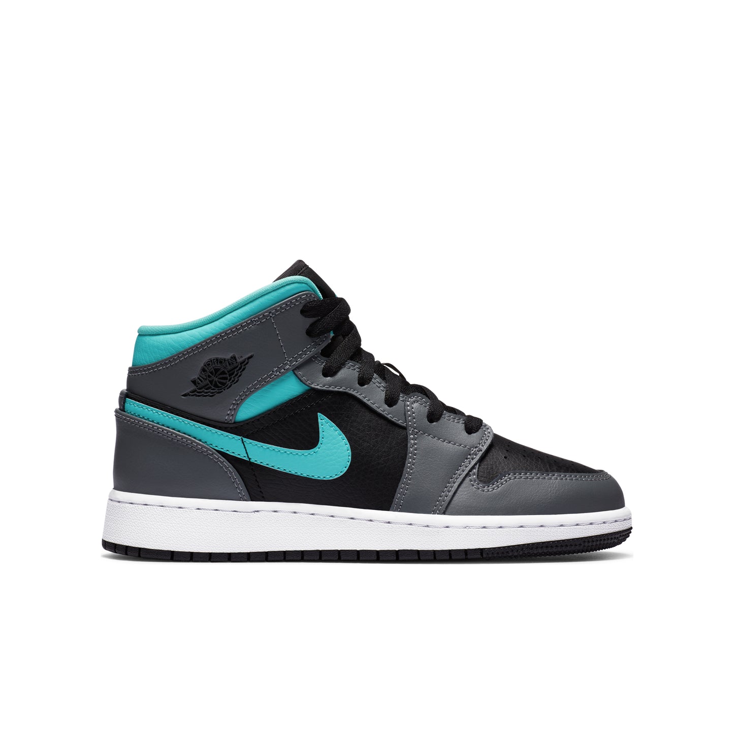 Nike Air Jordan 1 Mid GS "Grey Aqua"