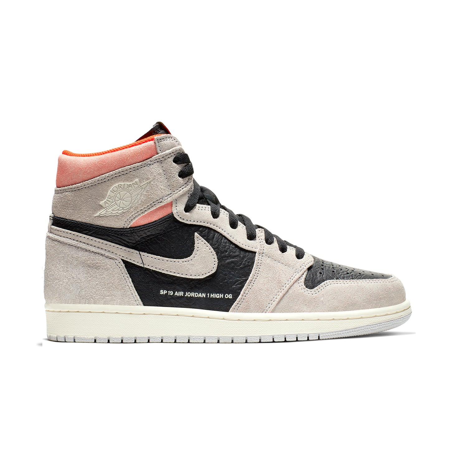 Air Jordan 1 Retro High Neutral Grey Hyper Crimson