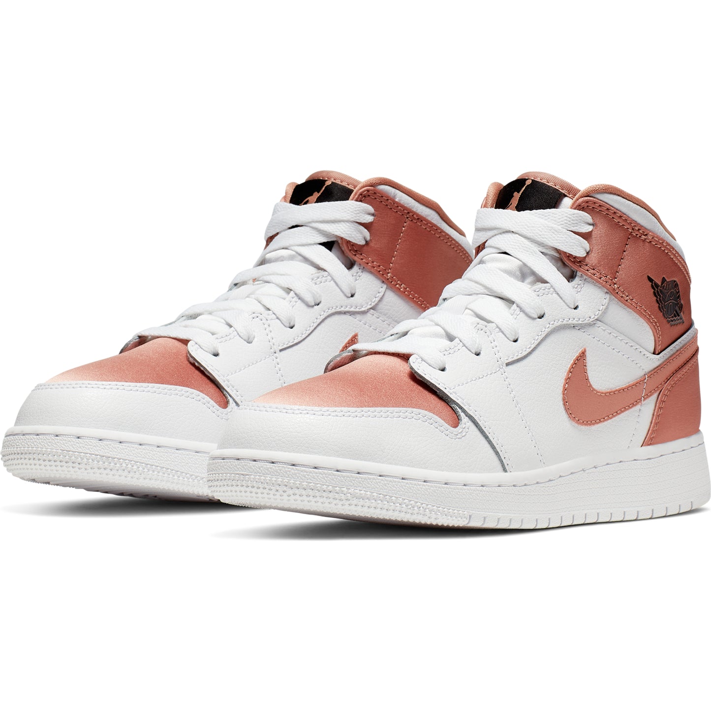 Nike Air Jordan 1 Mid GS "White Rose Gold"