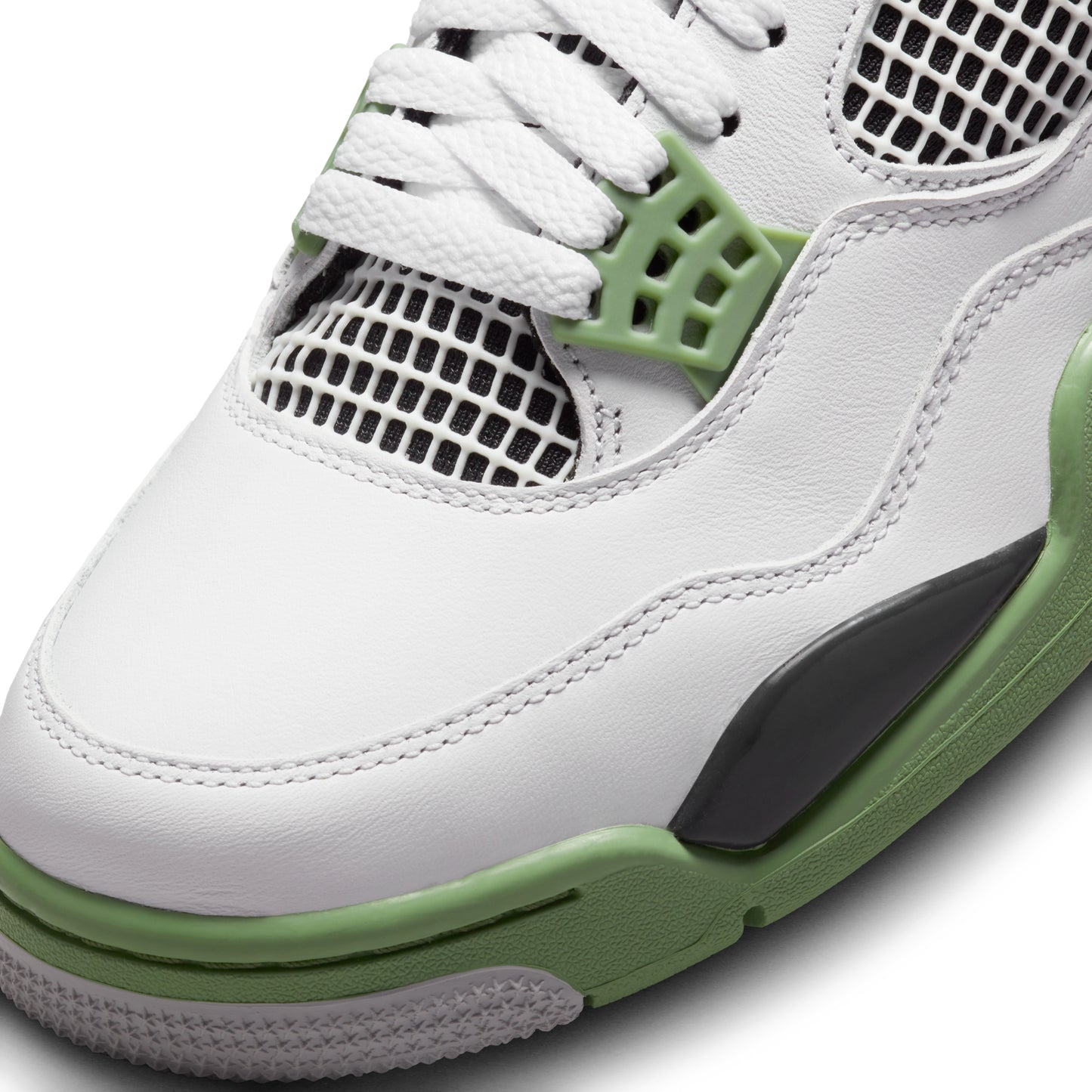 air jordan 4 oil green seafoam