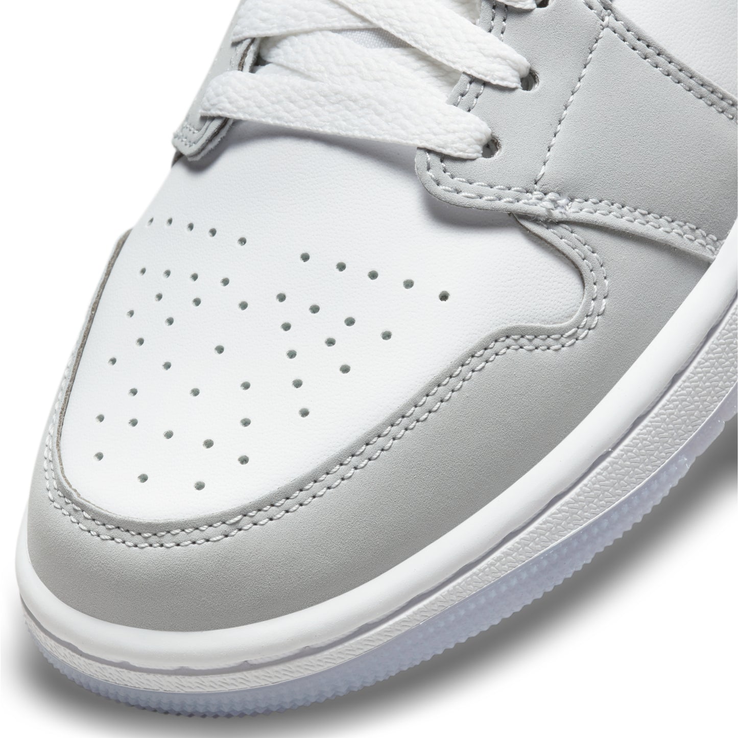 Nike Air Jordan 1 Mid Wolf Grey Aluminum (W)