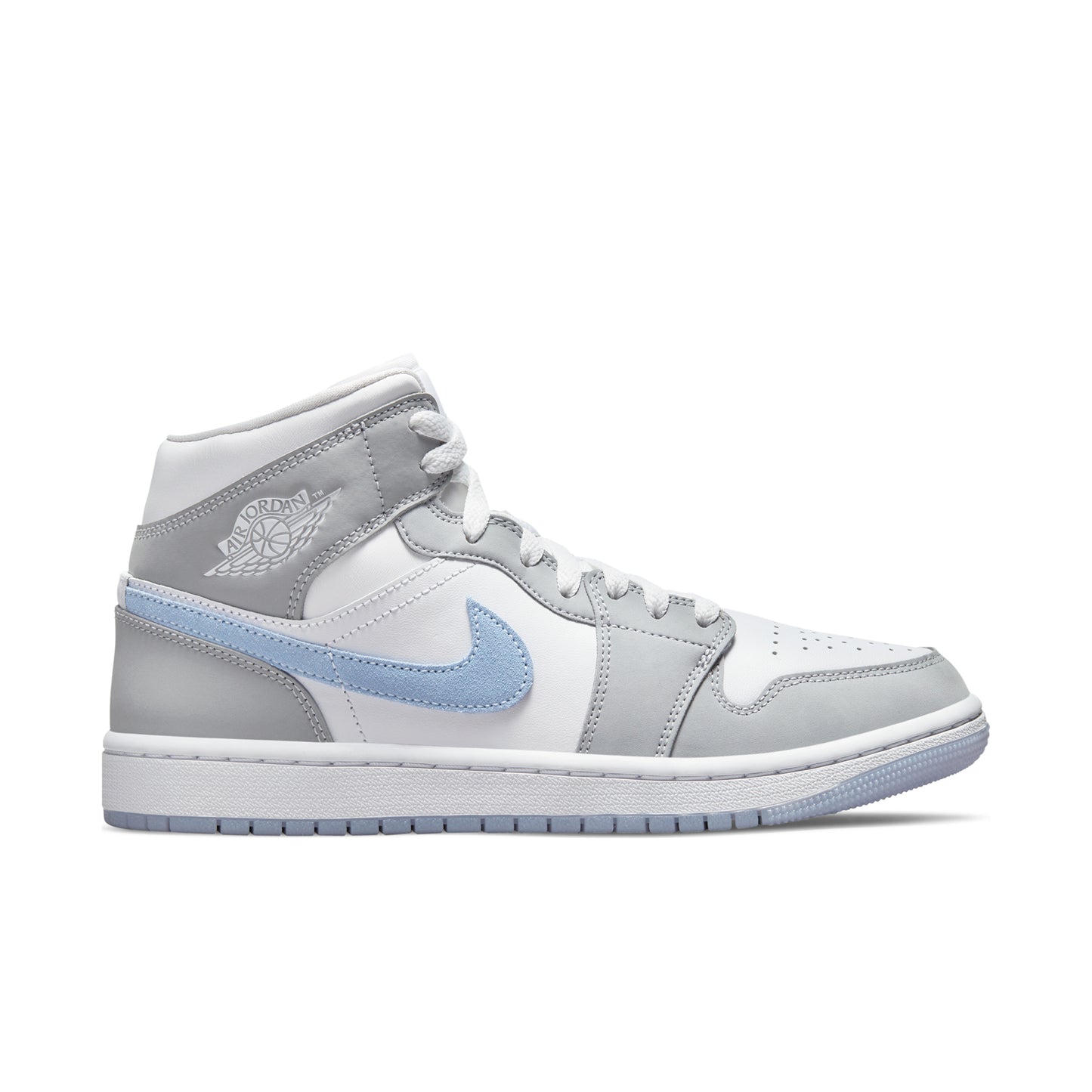 Nike Air Jordan 1 Mid Wolf Grey Aluminum (W)