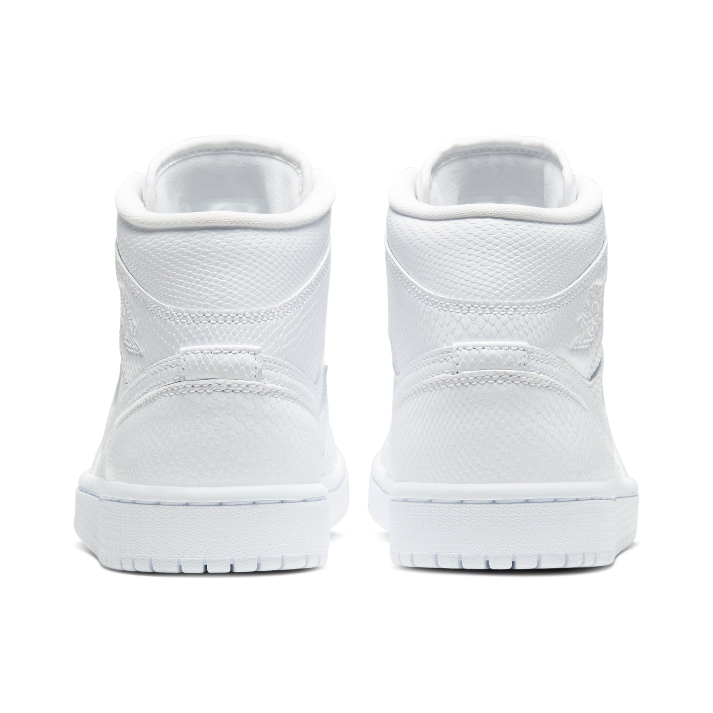 Nike Air Jordan 1 Mid White Snakeskin (W)