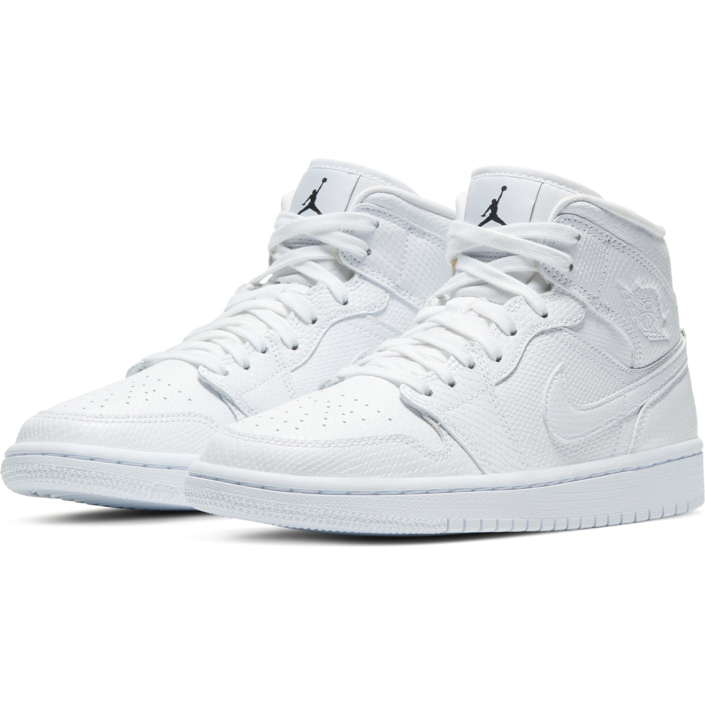 Nike Air Jordan 1 Mid White Snakeskin (W)
