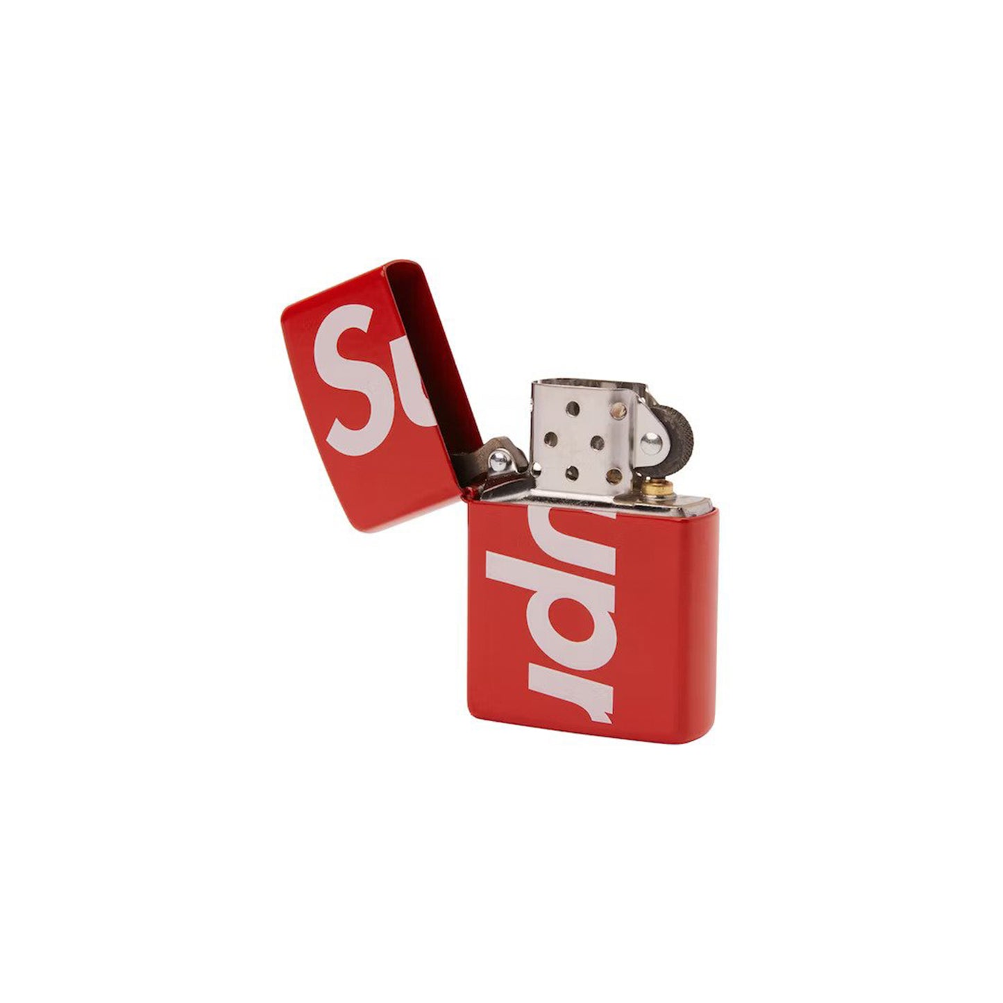 Supreme Logo Zippo Red