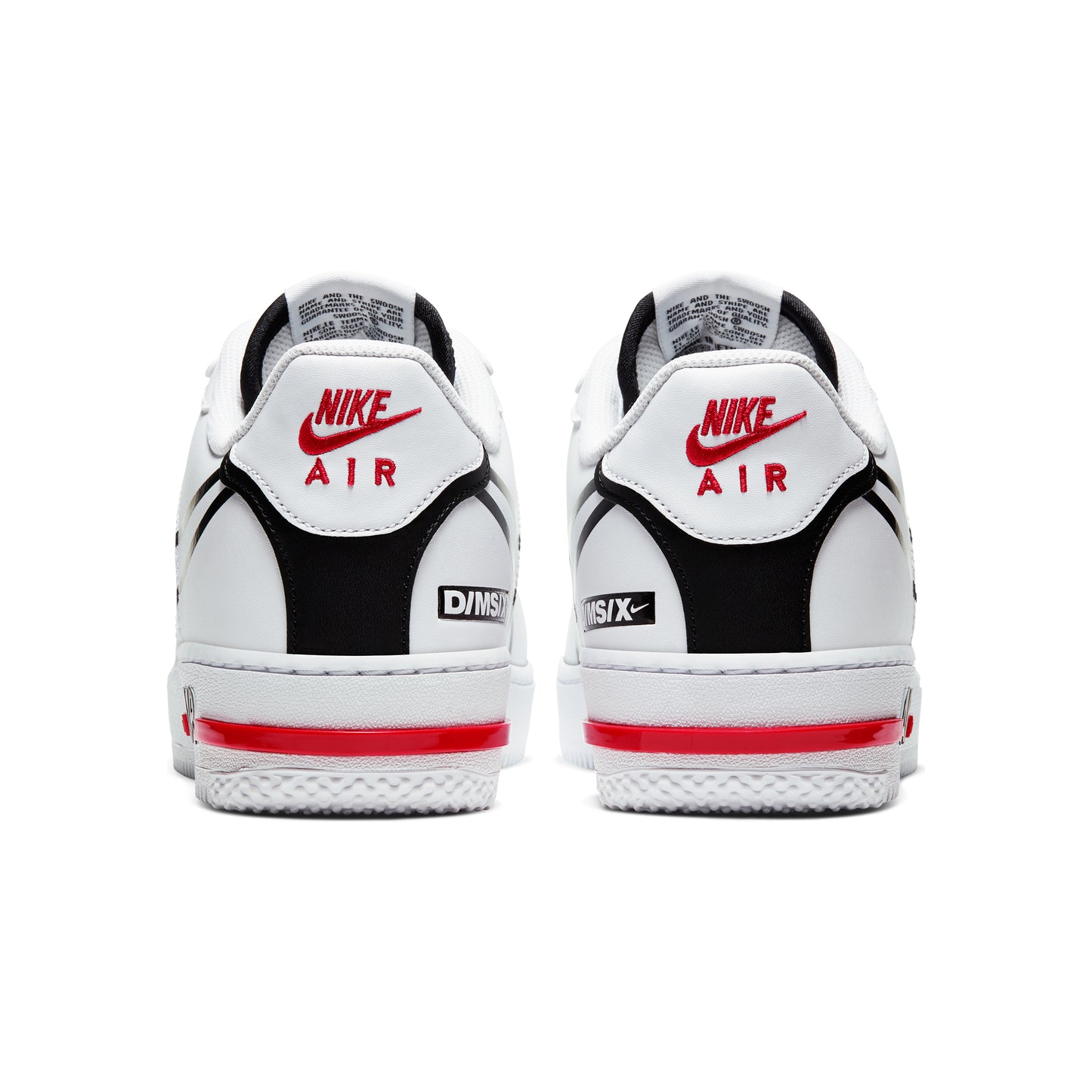 Nike Air Force 1 Low React "White Black Red"