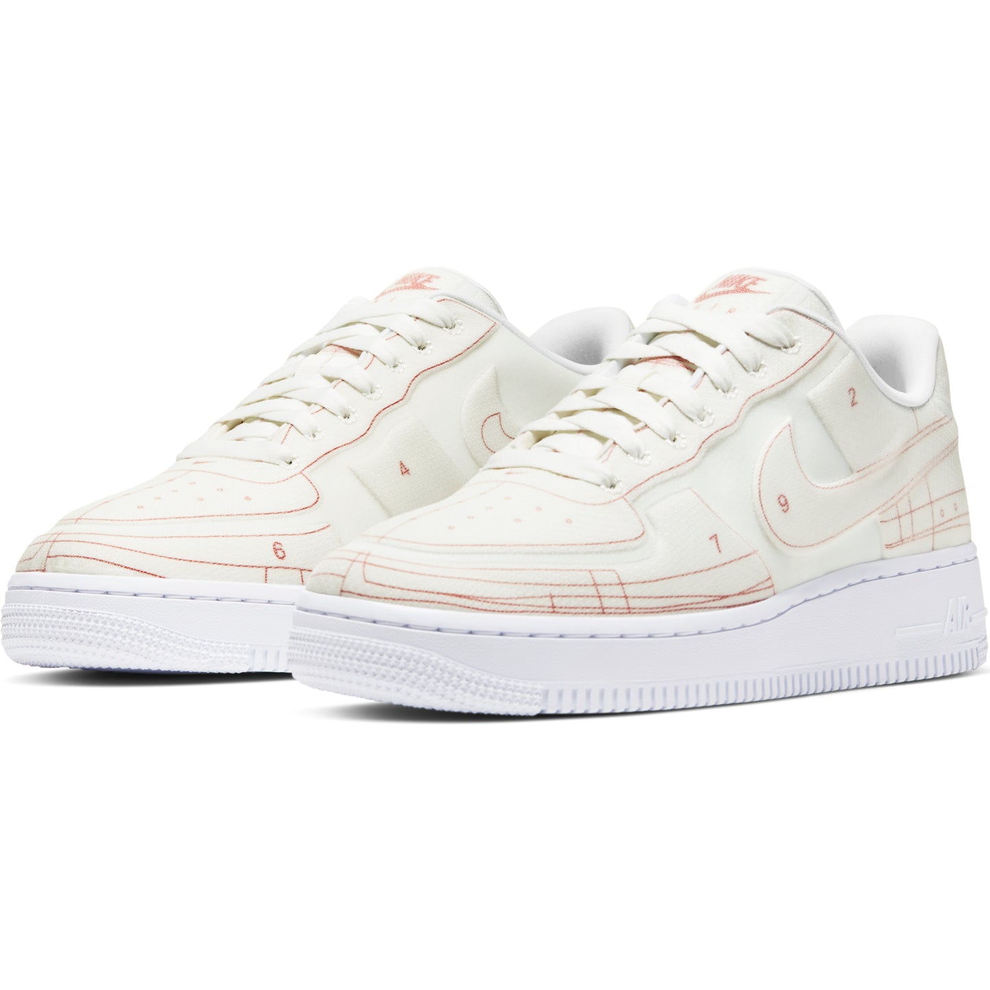 Nike Air Force 1 Low '07 LX Blueprint Summit White (W)