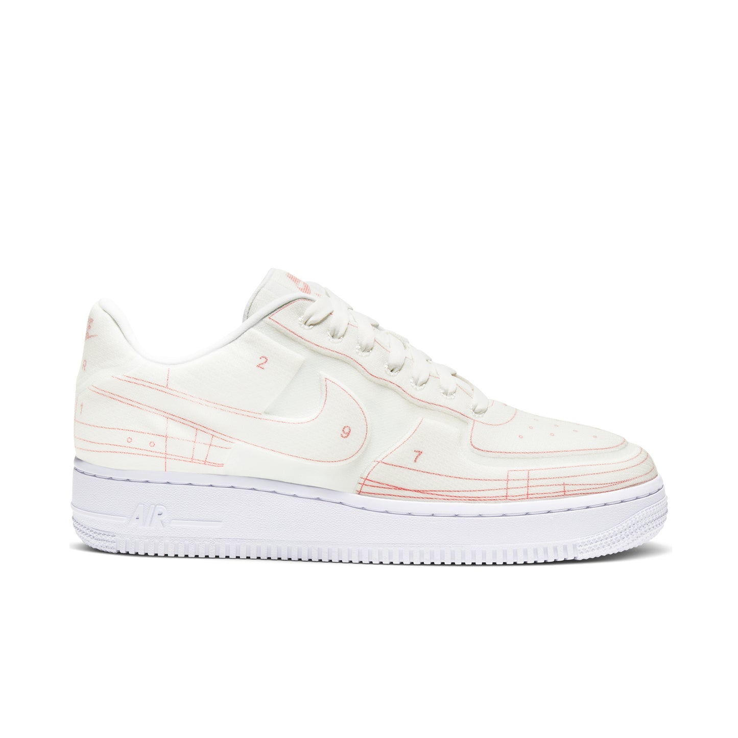 Nike Air Force 1 Low '07 LX Blueprint Summit White (W)