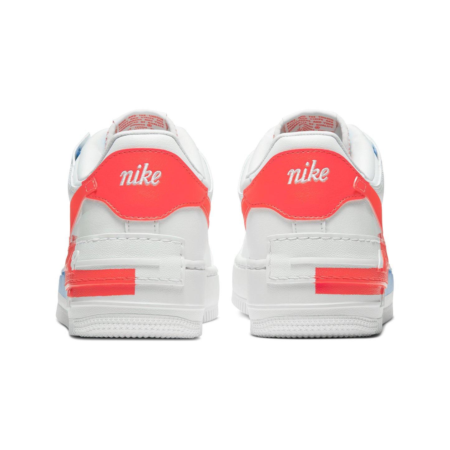 Nike Air Force 1 Shadow W "Summit White Team Orange"
