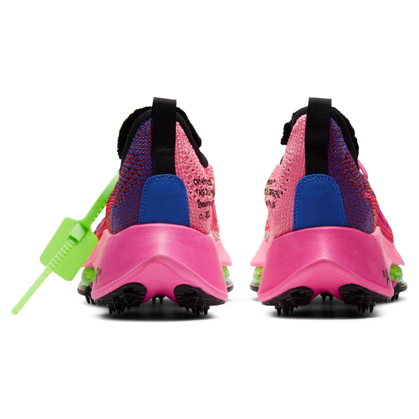 Nike Air Zoom Tempo Next% Flyknit Off-White Racer Blue Pink Glow