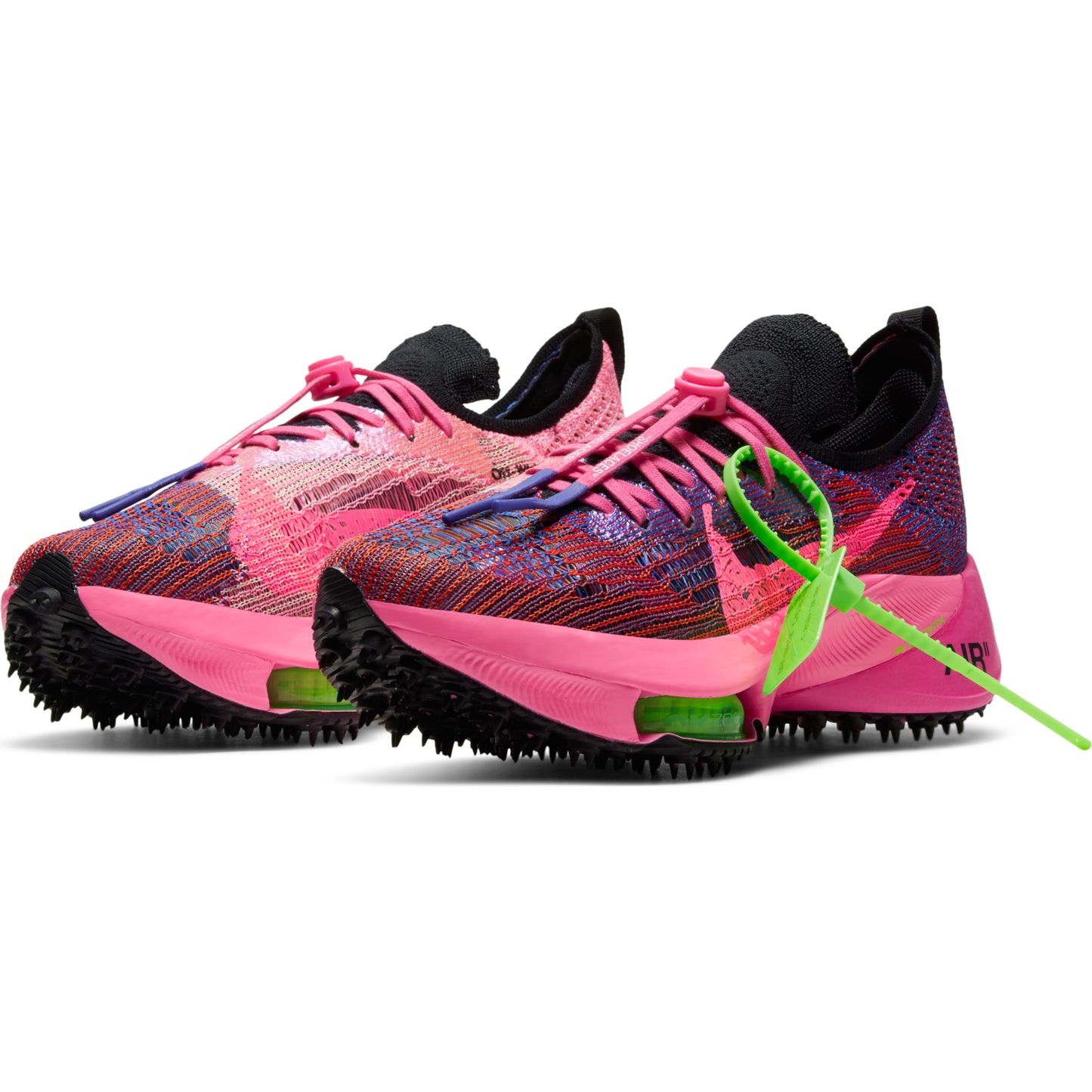 Nike Air Zoom Tempo Next% Flyknit Off-White Racer Blue Pink Glow