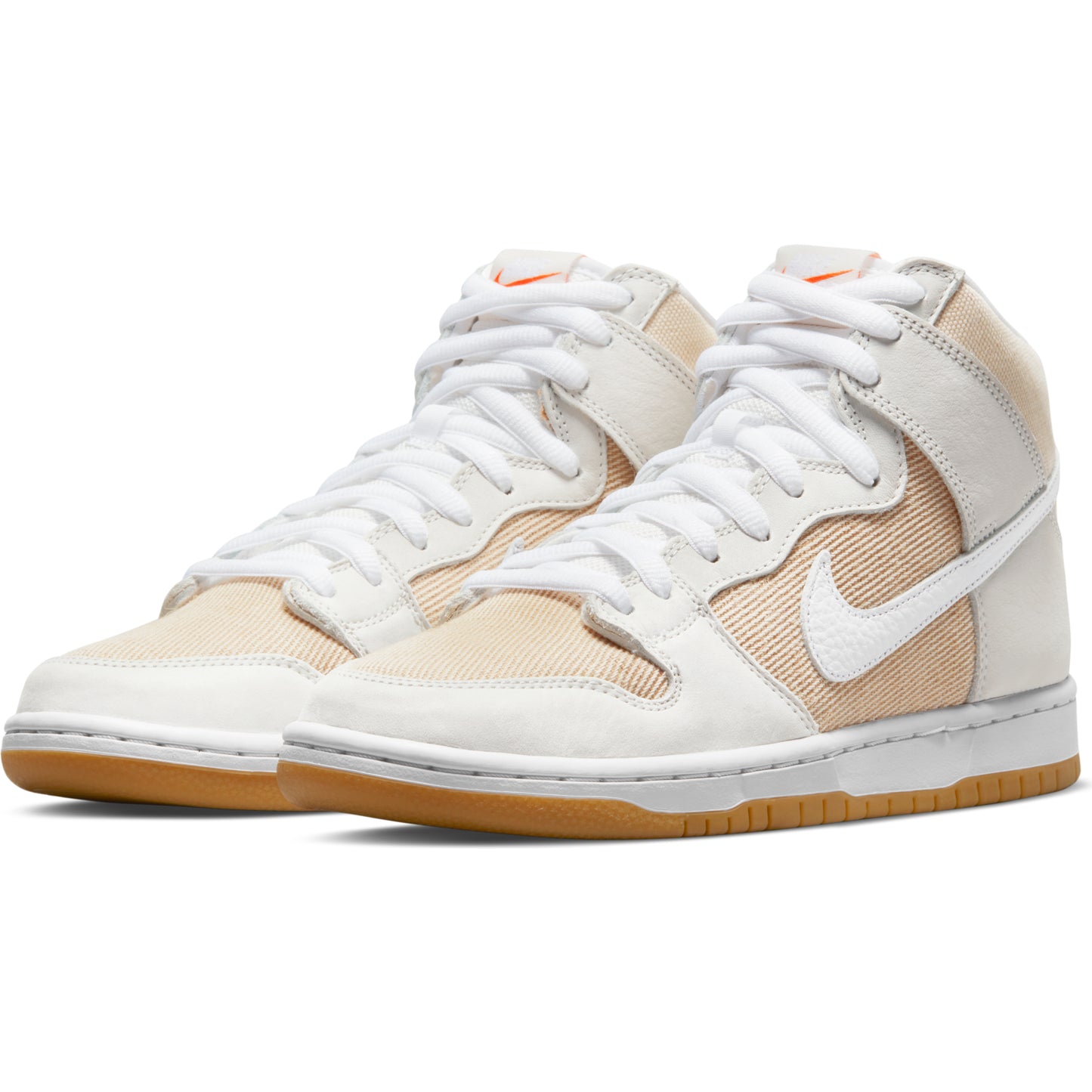 Nike SB Dunk High Pro ISO Orange Label Unbleached Natural