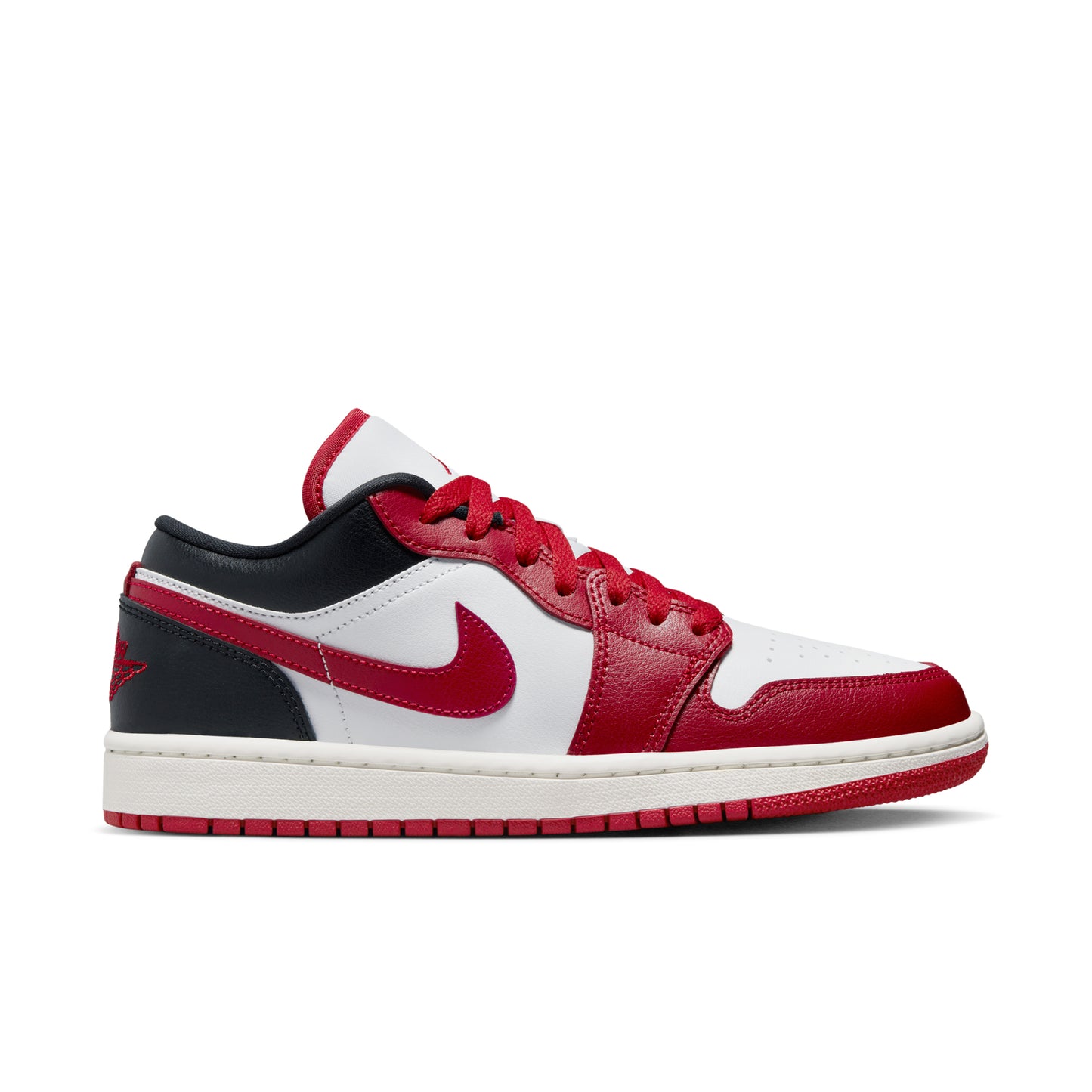 aj1 low reverse black toe