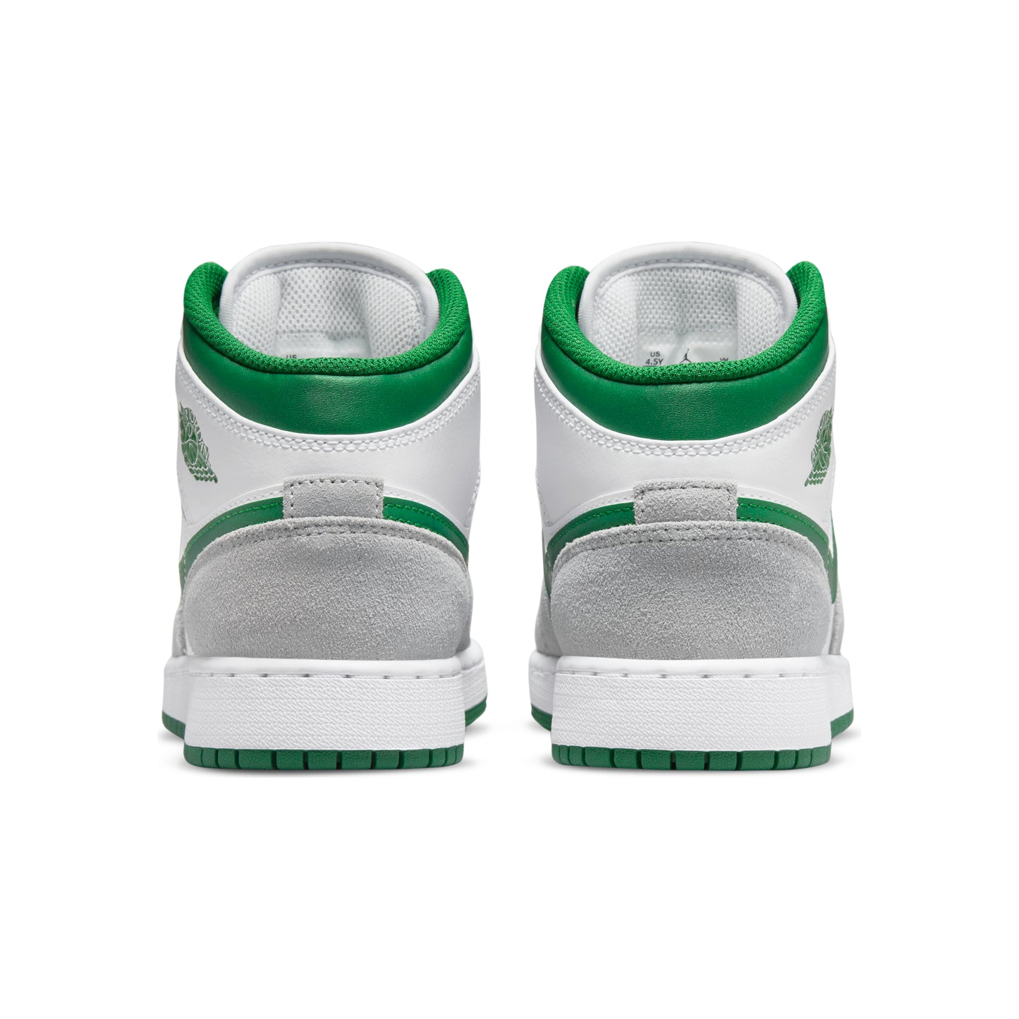 Nike Air Jordan 1 Mid SE White Pine Green Smoke Grey (GS)